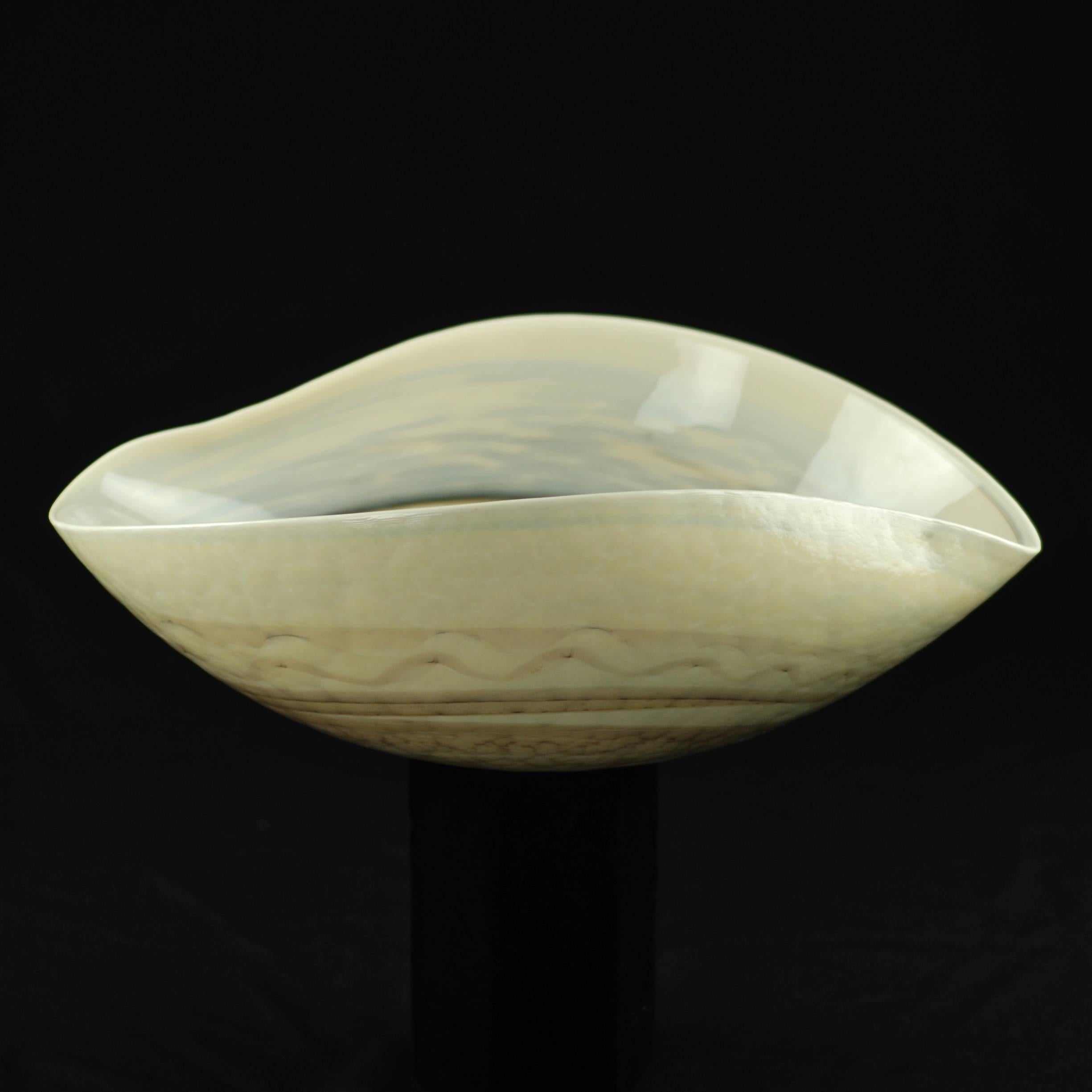 20th Century Italian Art Glass Centerpiece Bowl