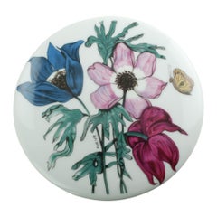 Fleur Cowles for Raynaud Limoges Denby "Jardin de Fleur" Porcelain Box, 1975