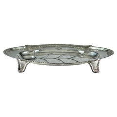 Large Dominick and Haff Sterling Silver Footed Meat Platter
