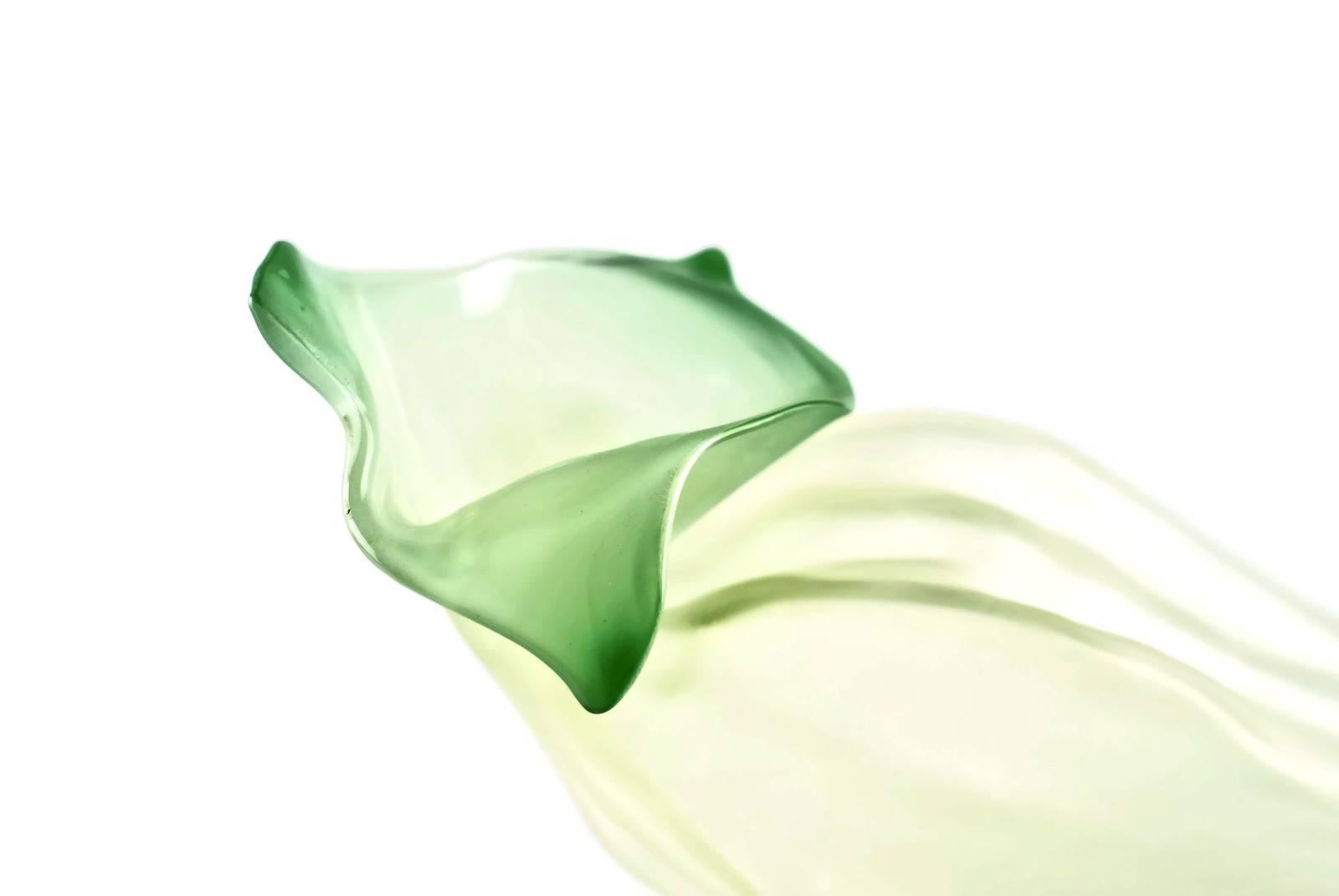 Organic Modern Nikolas Weinstein Signed and Numbered Art Glass Sculpture