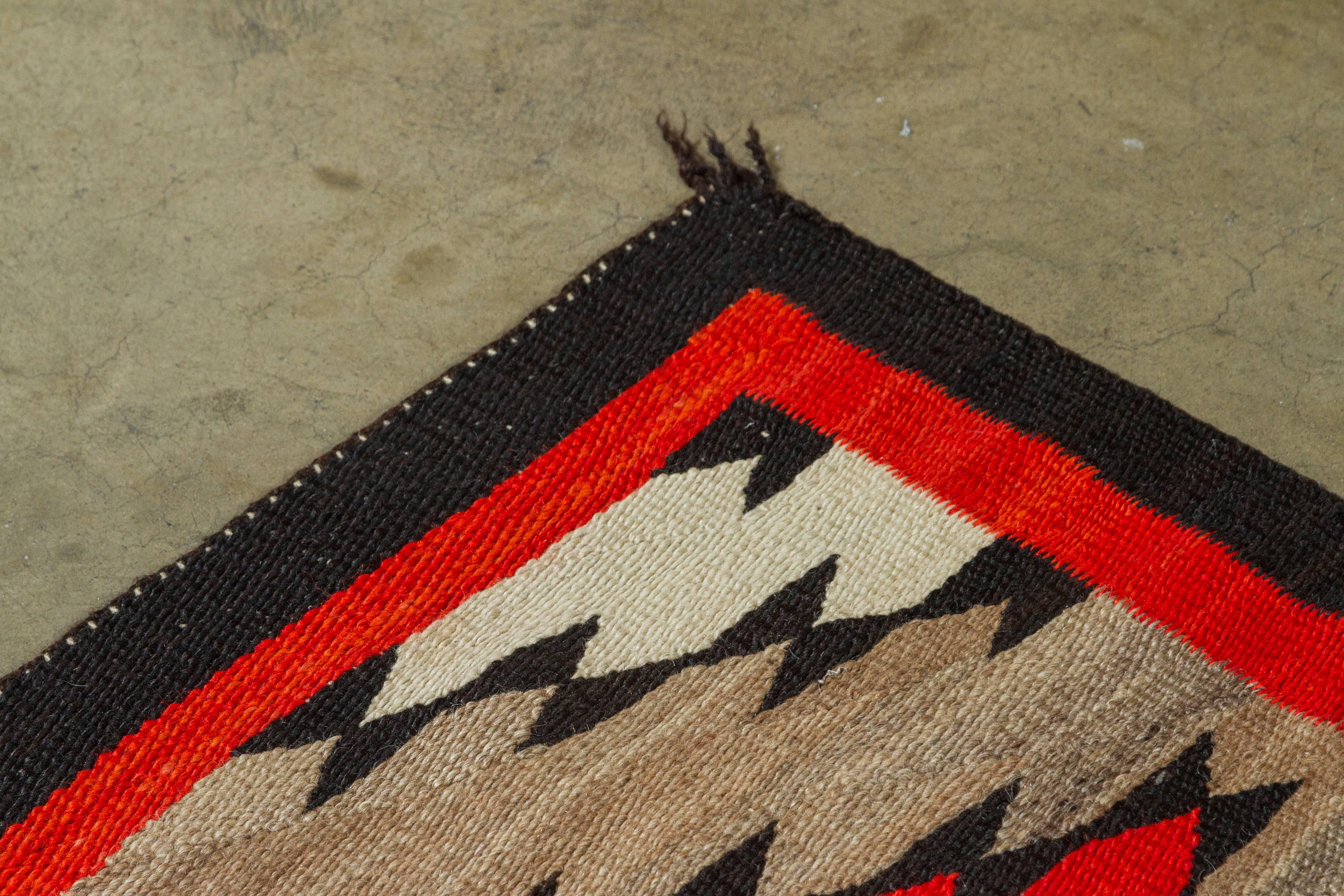 Vintage Navajo Rug/Blanket In Good Condition In Los Angeles, CA