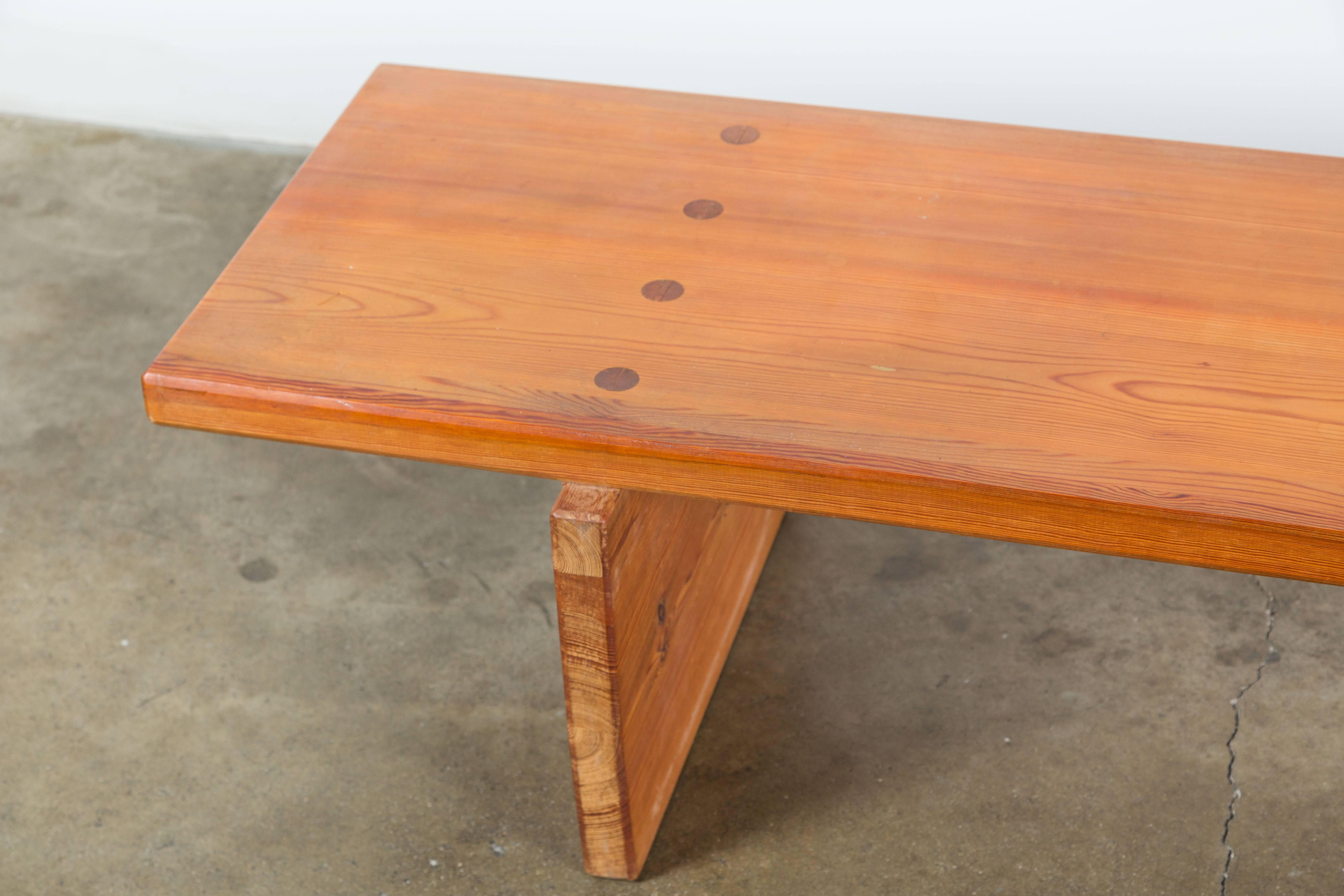 Pine Coffee Table by Roland Wilhelmsson 3