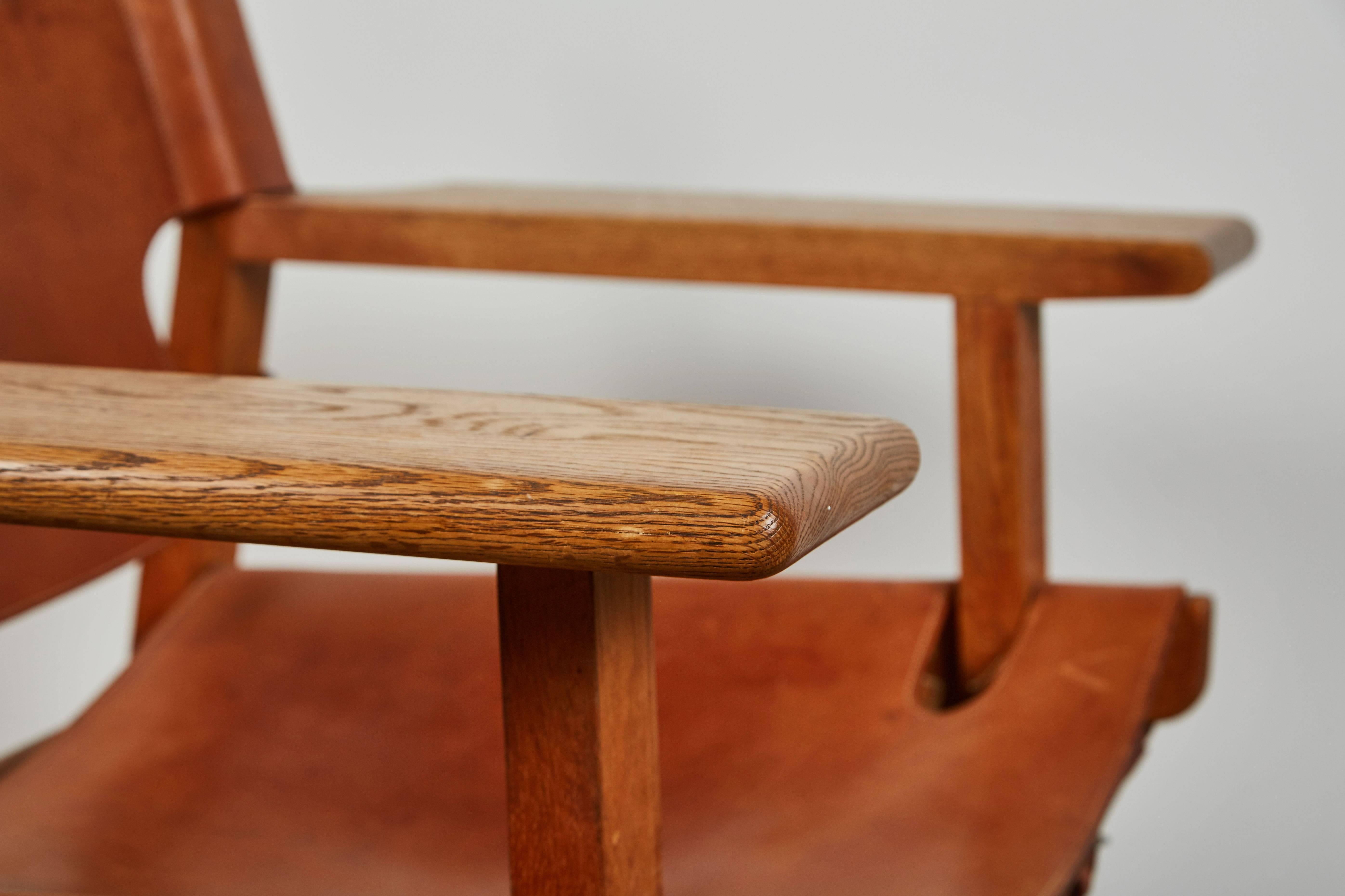 Pair of Early Spanish Chairs by Børge Mogensen 2
