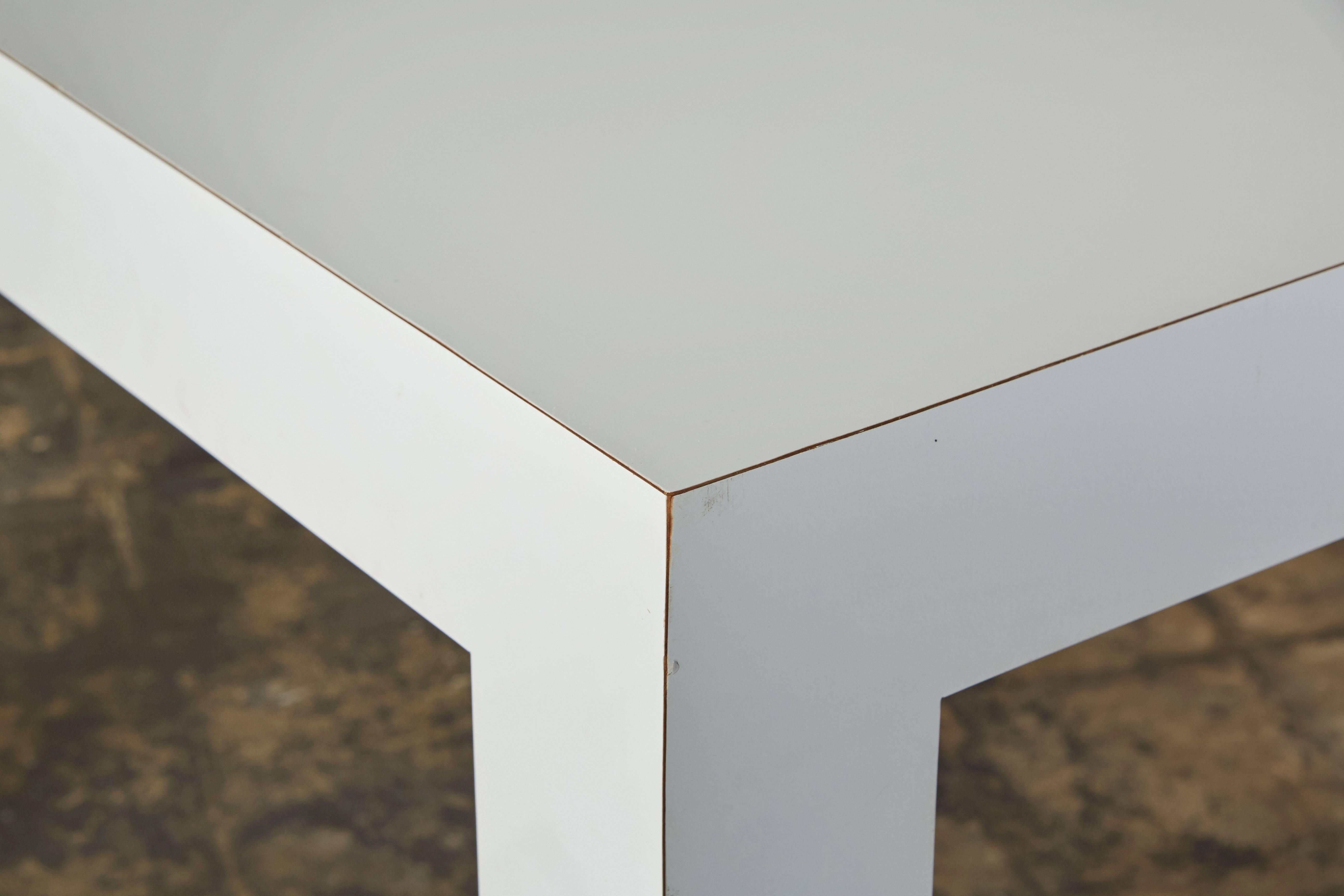 parsons style dining table