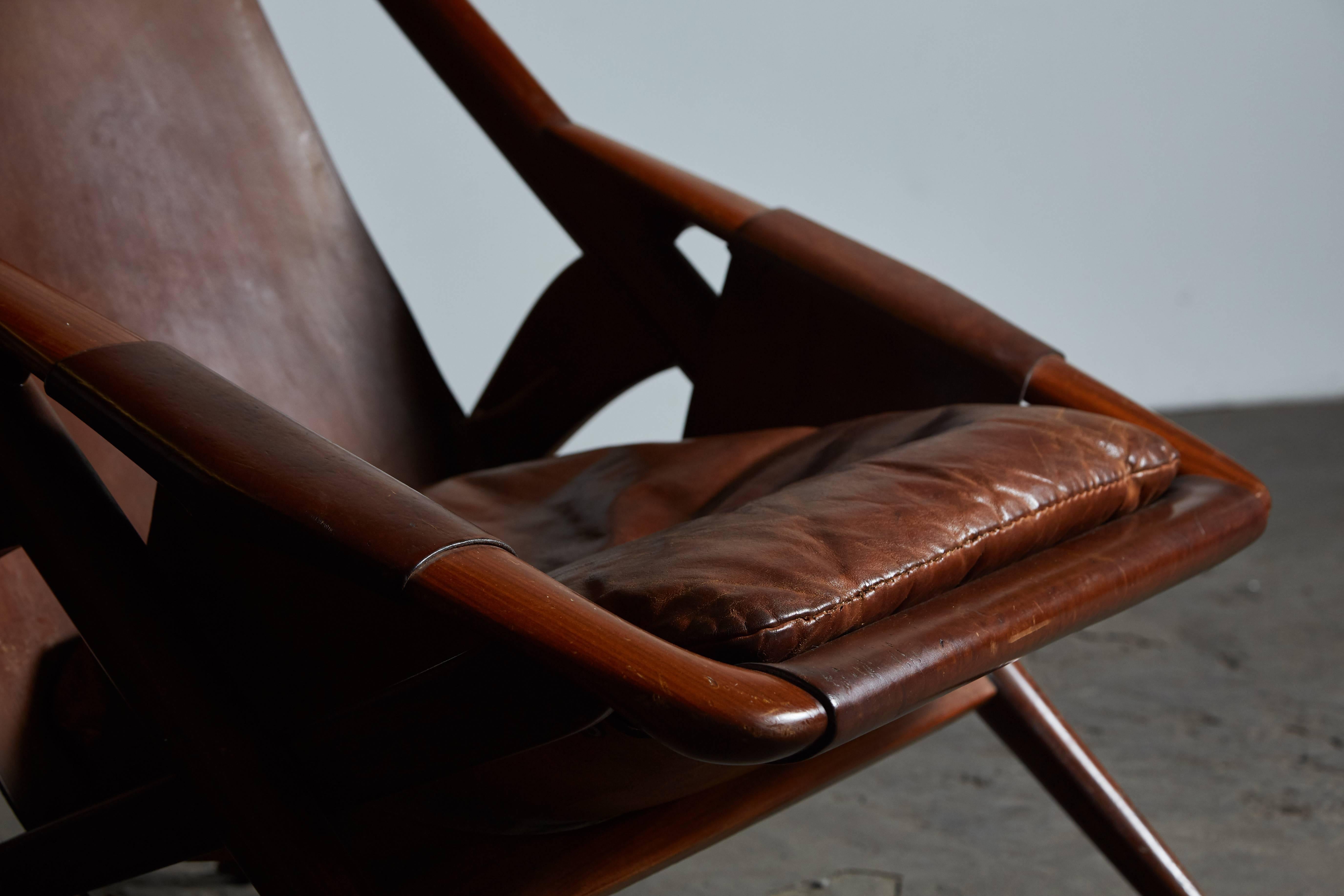 Leather Lounge Chair by W.D. Andersag 2