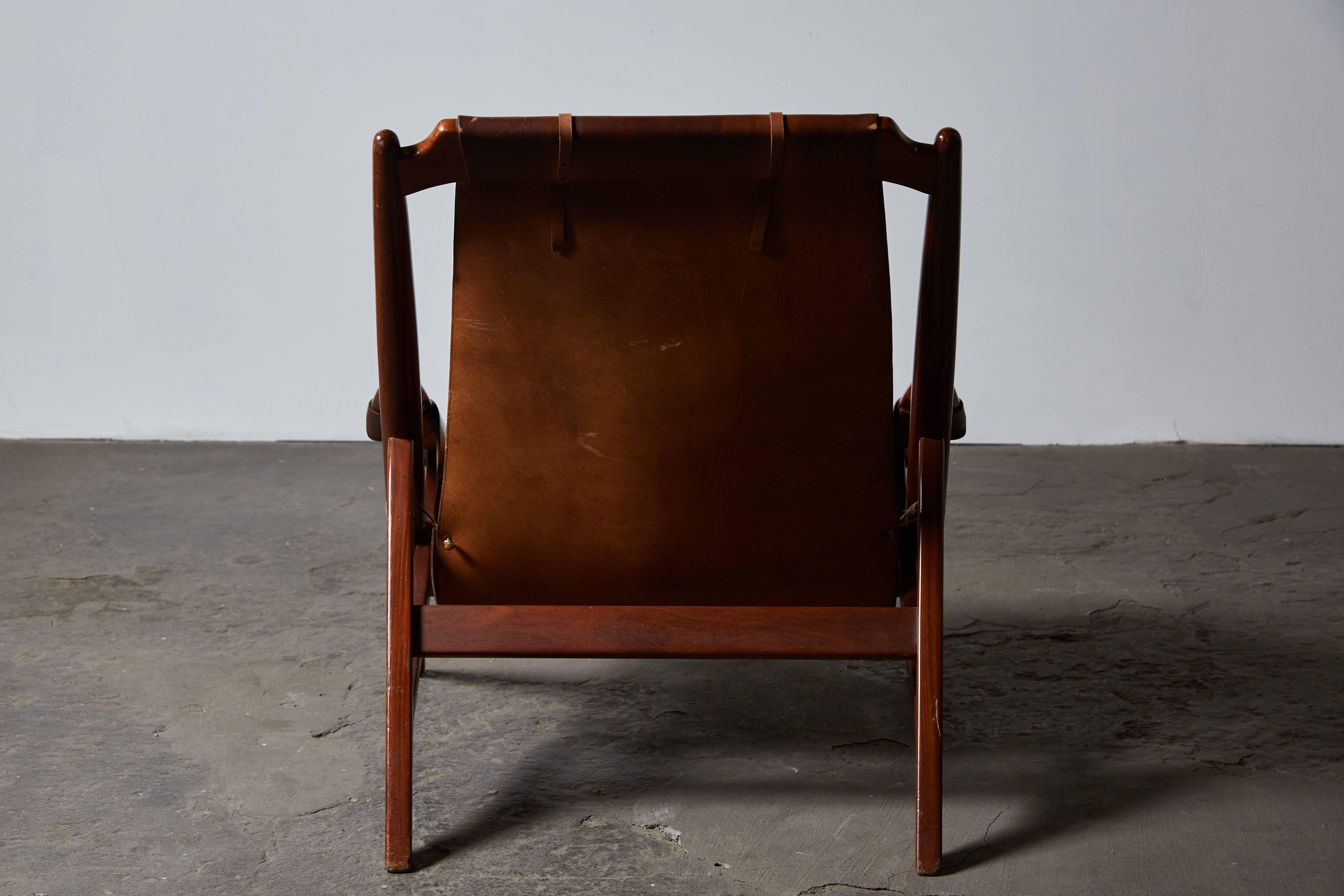 Leather Lounge Chair by W.D. Andersag 1