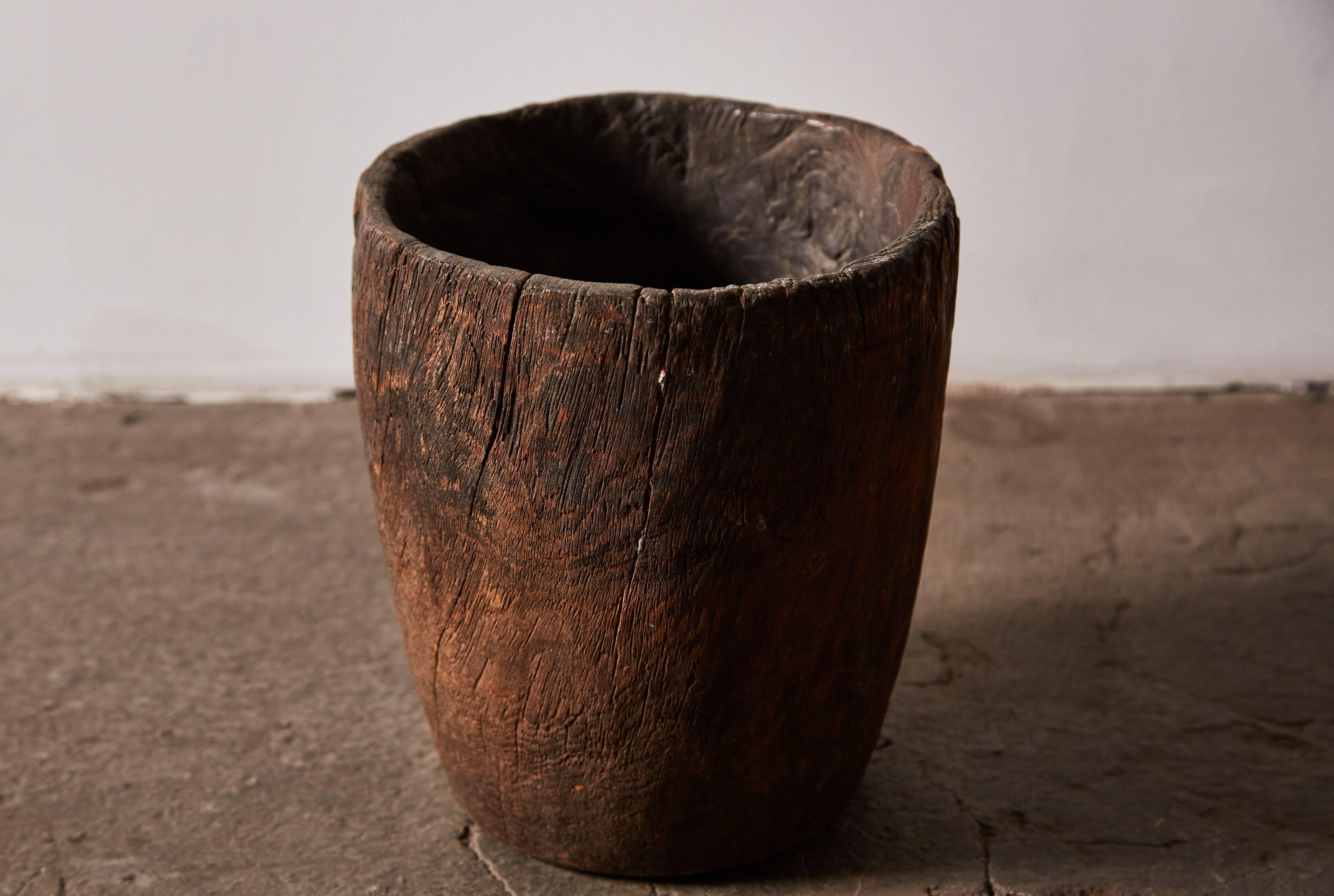 antique native american burl bowl