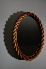 Oval Rope Mirror by Adrien Audoux and Frida Minet