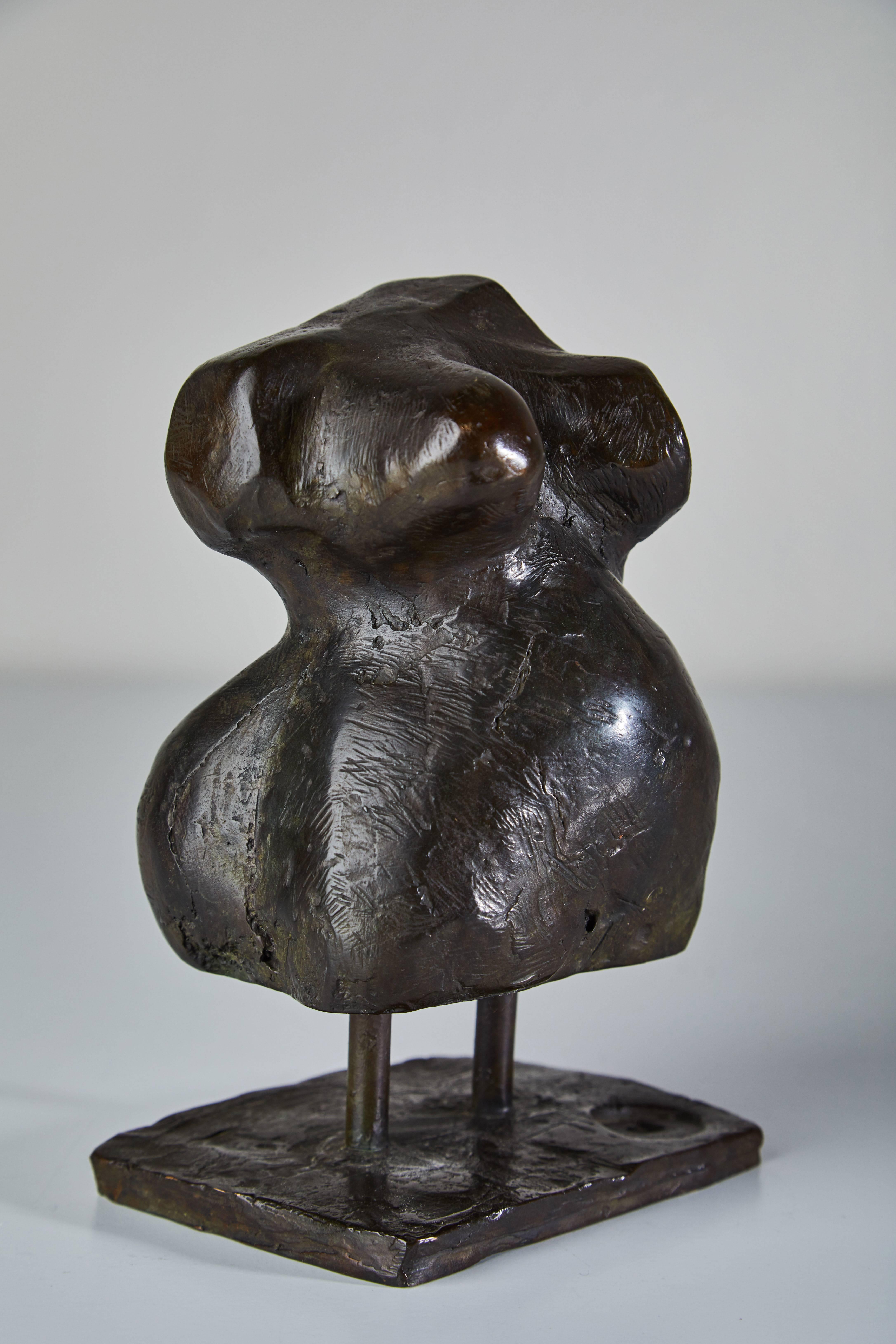 Bronze Nude Female Torso Sculpture by Exte Goyen 3