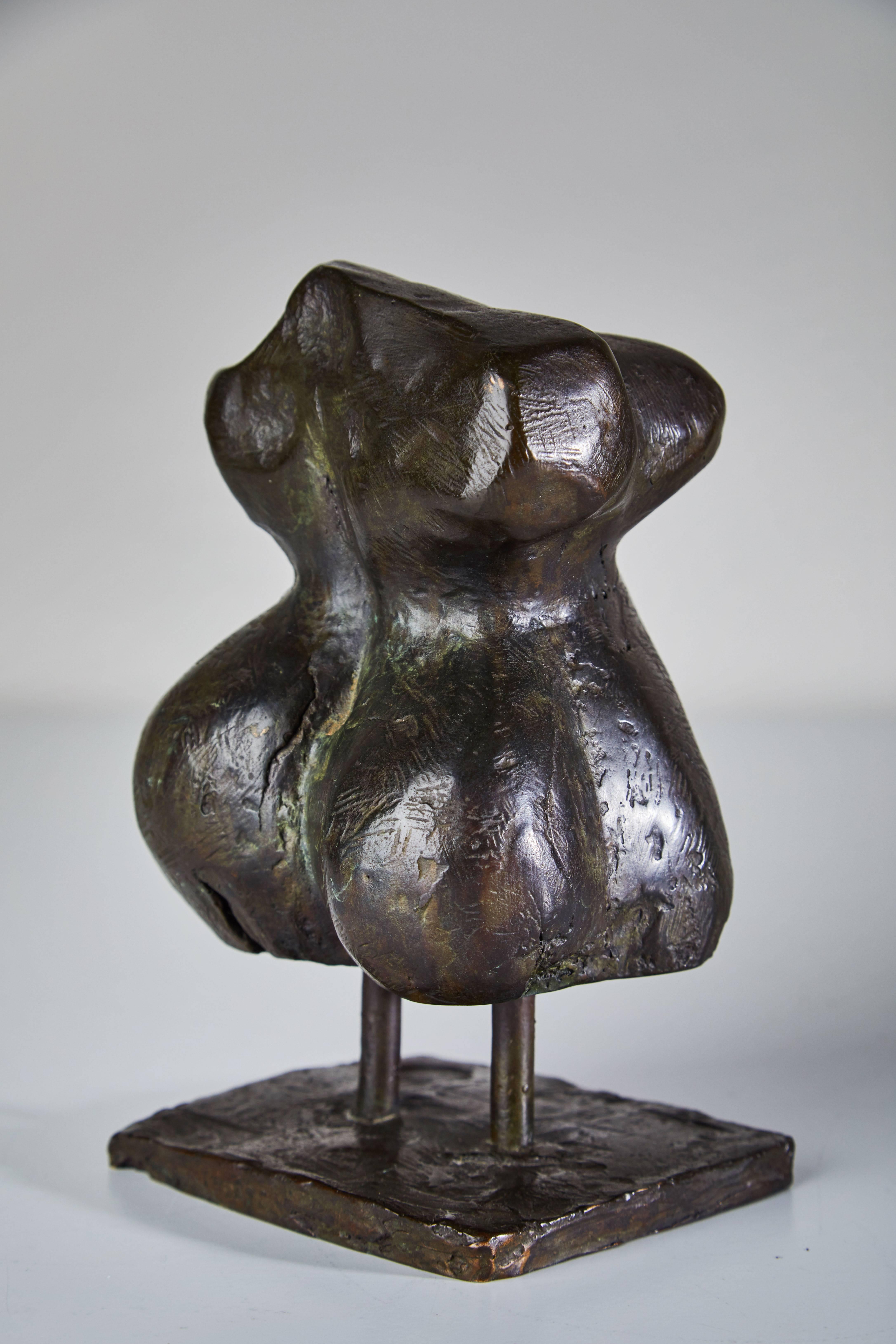 Bronze Nude Female Torso Sculpture by Exte Goyen 2