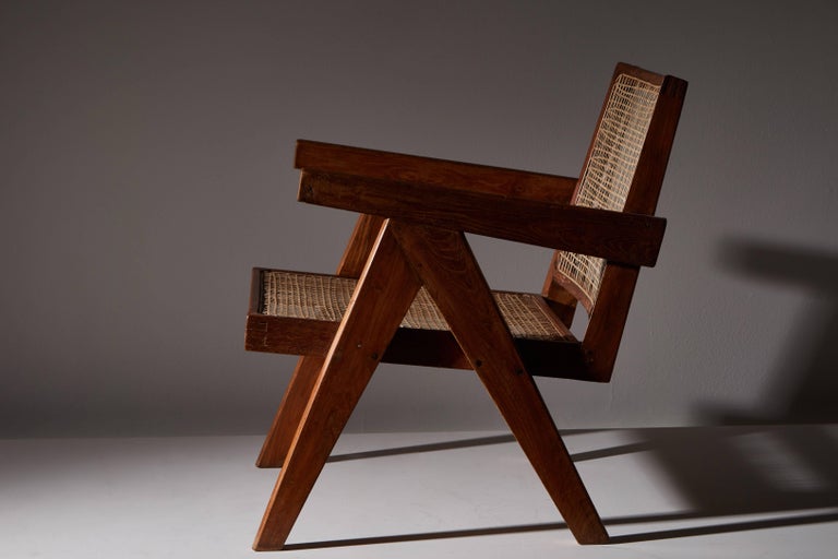 Pair of Easy Armchairs by Pierre Jeanneret 1