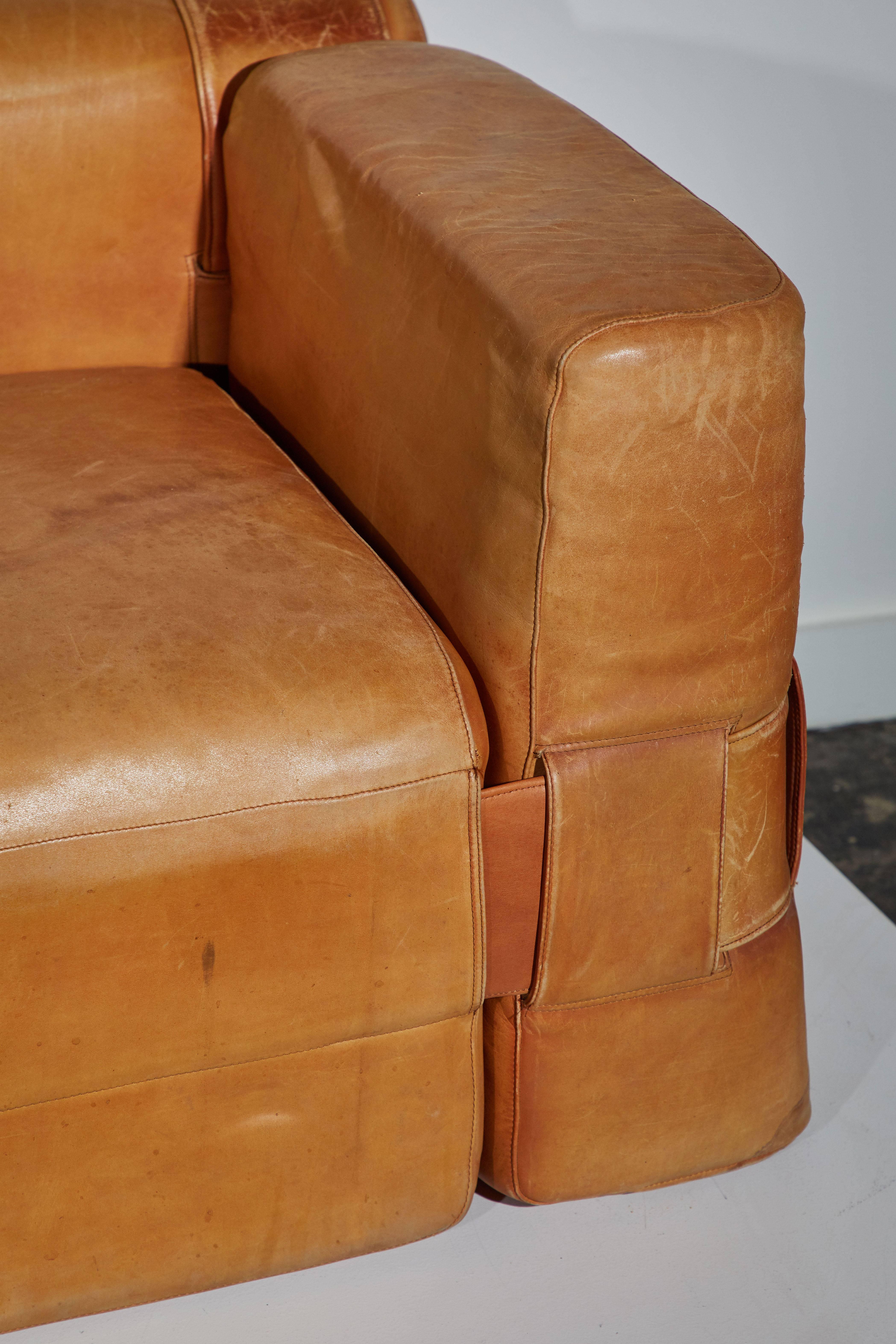 Leather Cassina 932 Sofa Range by Mario Bellini