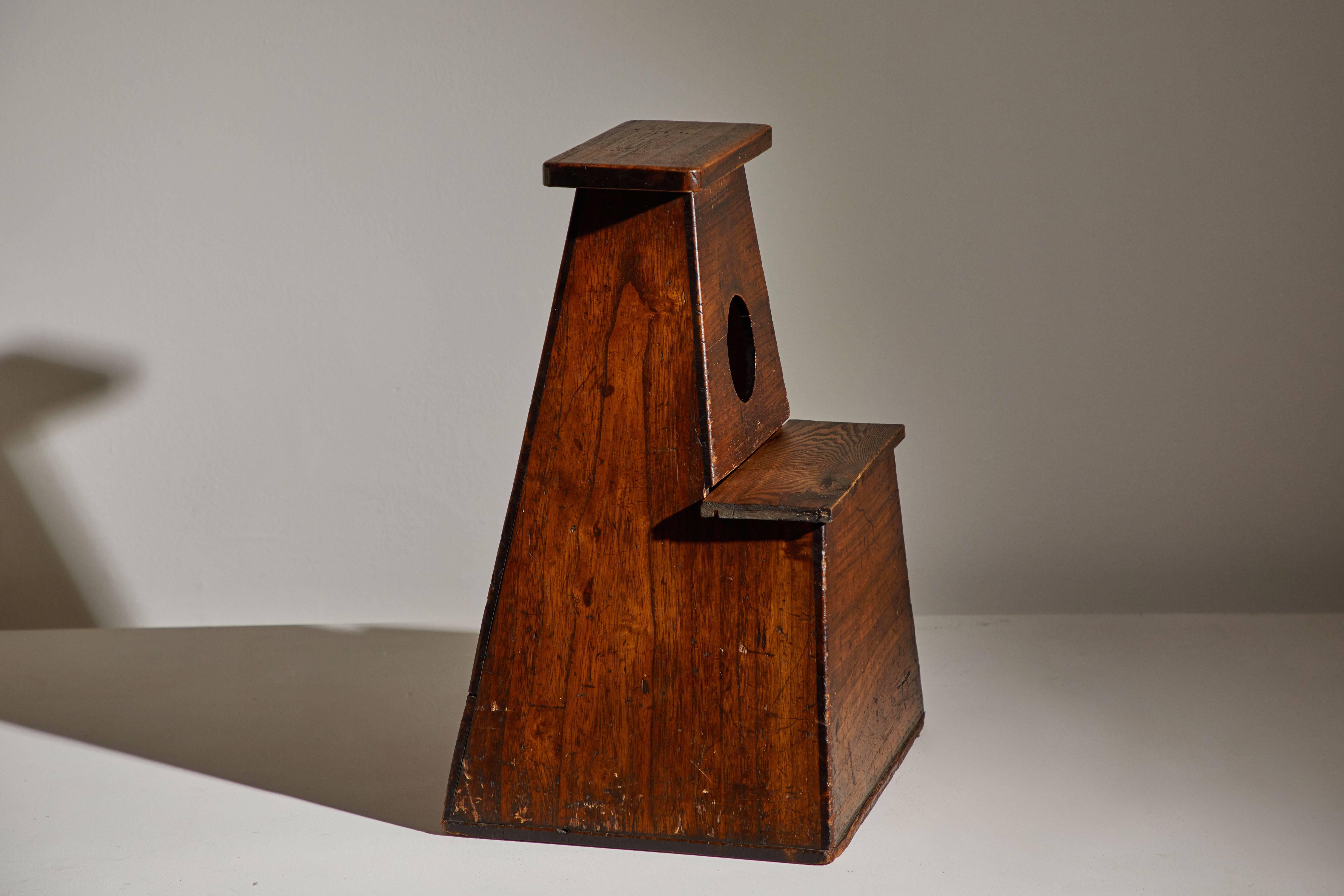 Mid-20th Century Japanese Shoeshine Stool