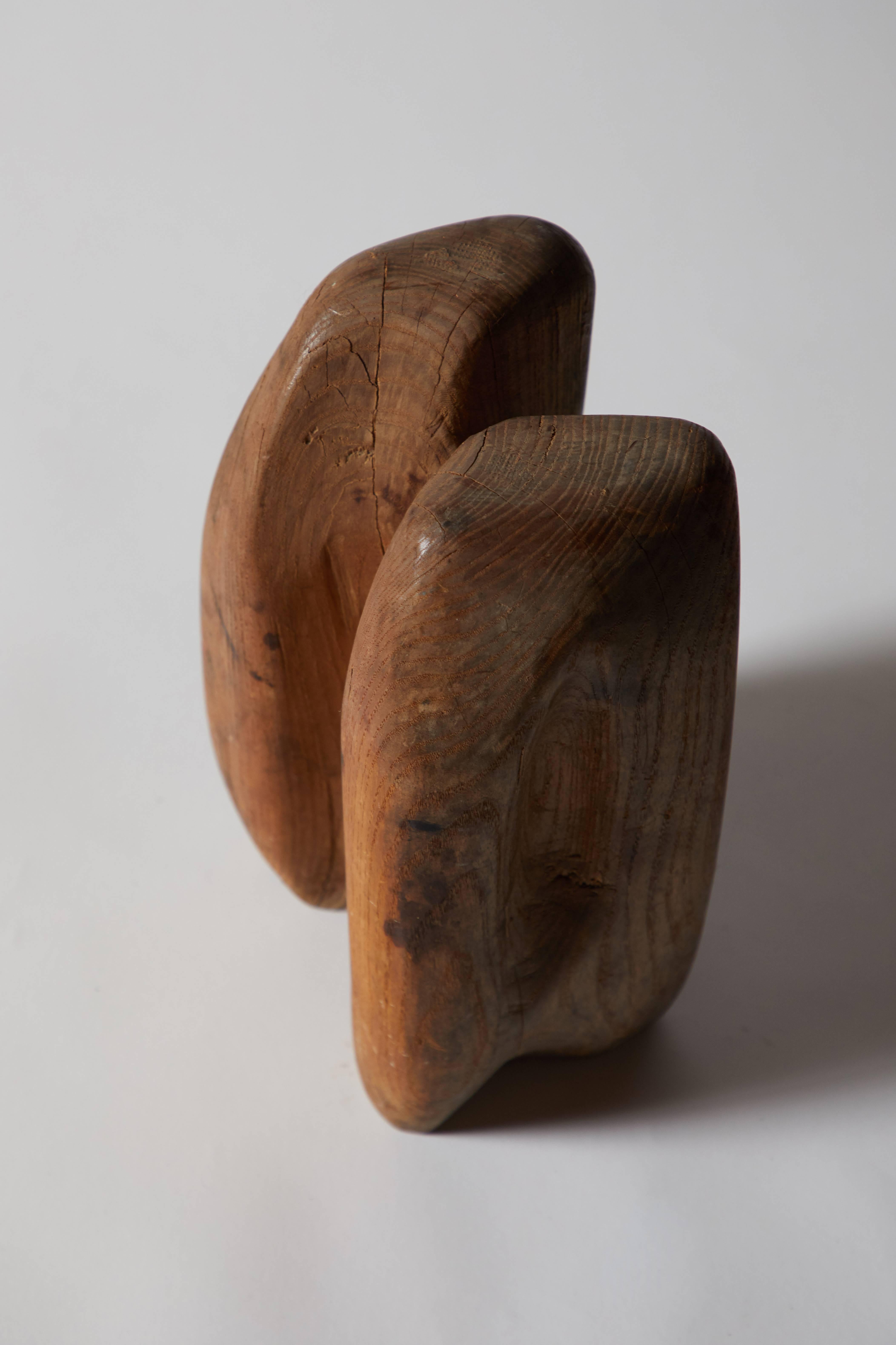 Mid-20th Century Biomorphic Wood Sculpture