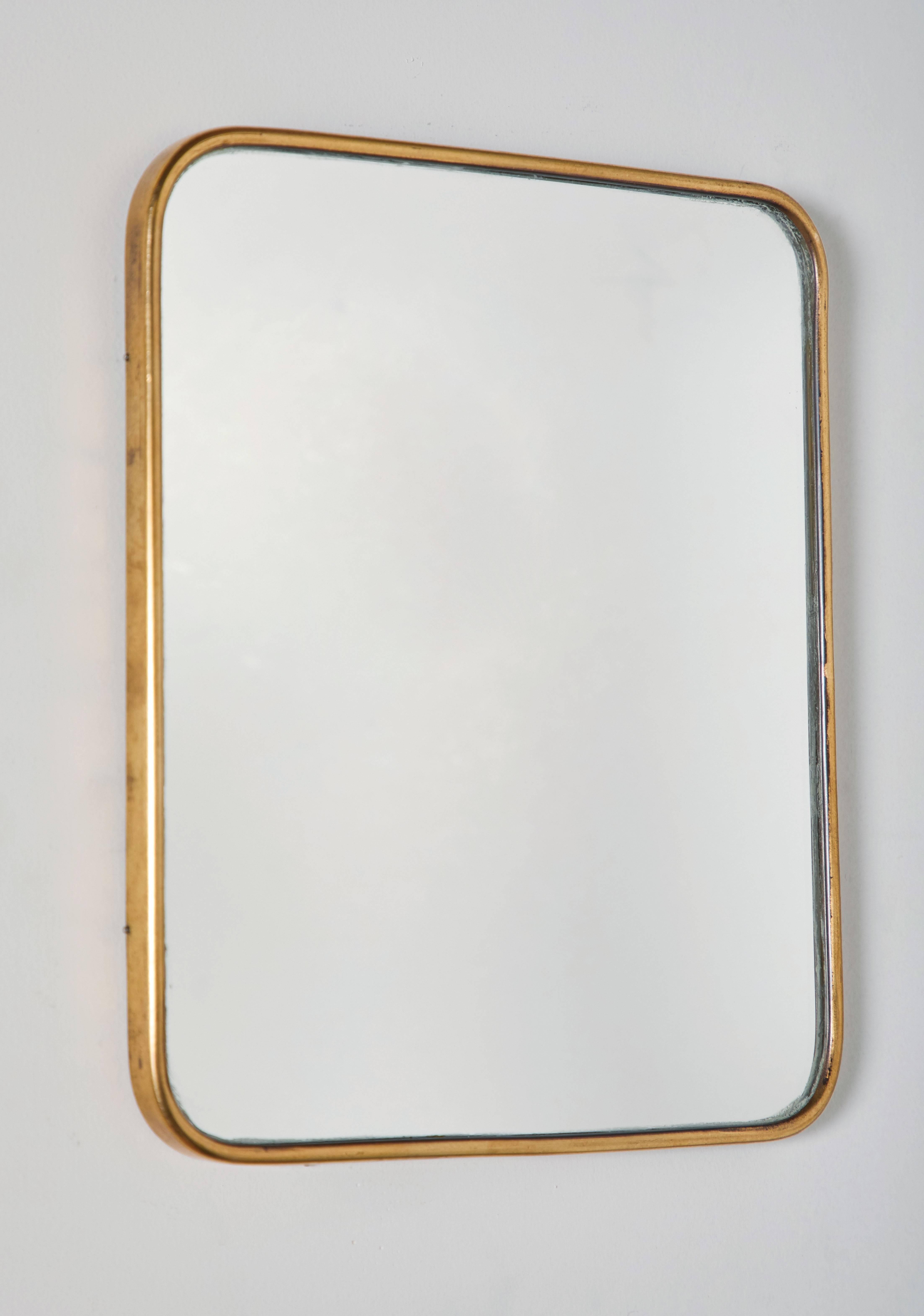 Italian Brass Mirrors  For Sale 2