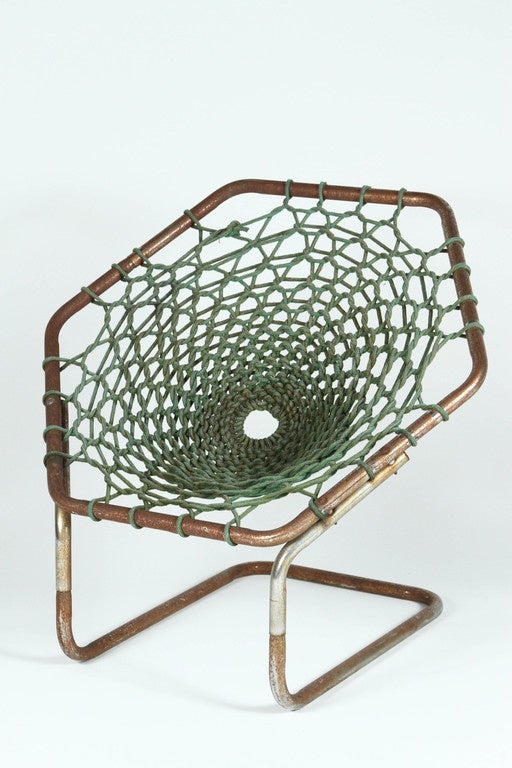 Pair of Hexagonal  Chairs at 1stDibs