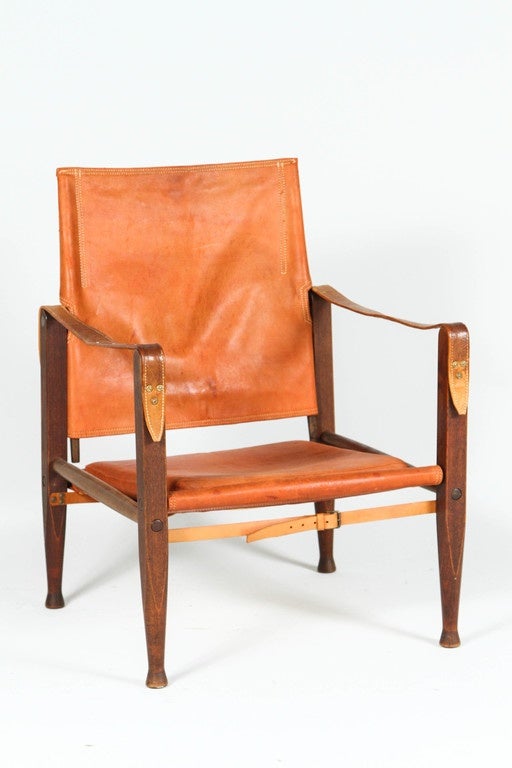 Danish Kaare Klint Safari Chairs for Rud Rasmussen