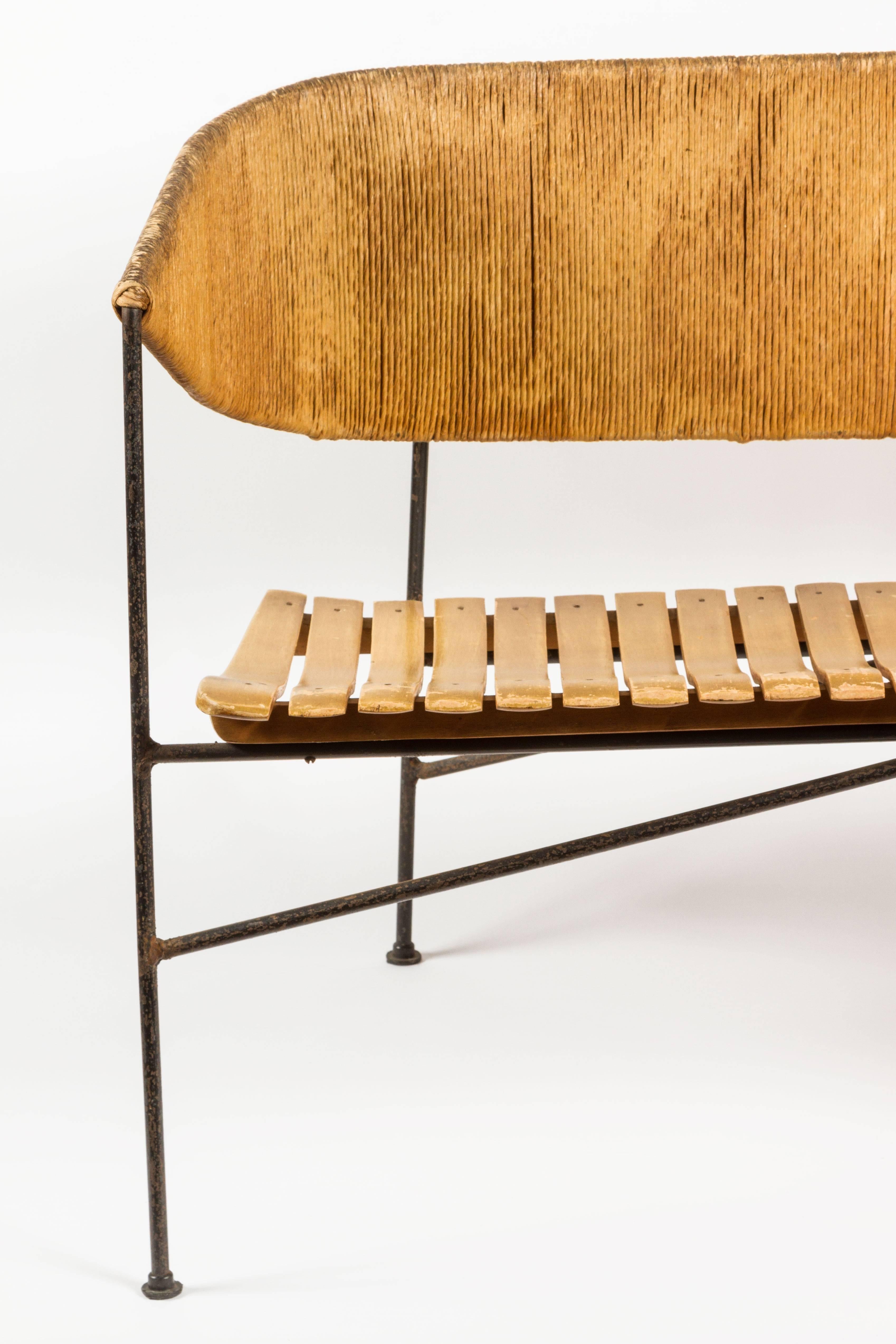 Mid-20th Century Rare Bench by Arthur Umanoff