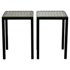 Saint Gobain Glass Side Tables