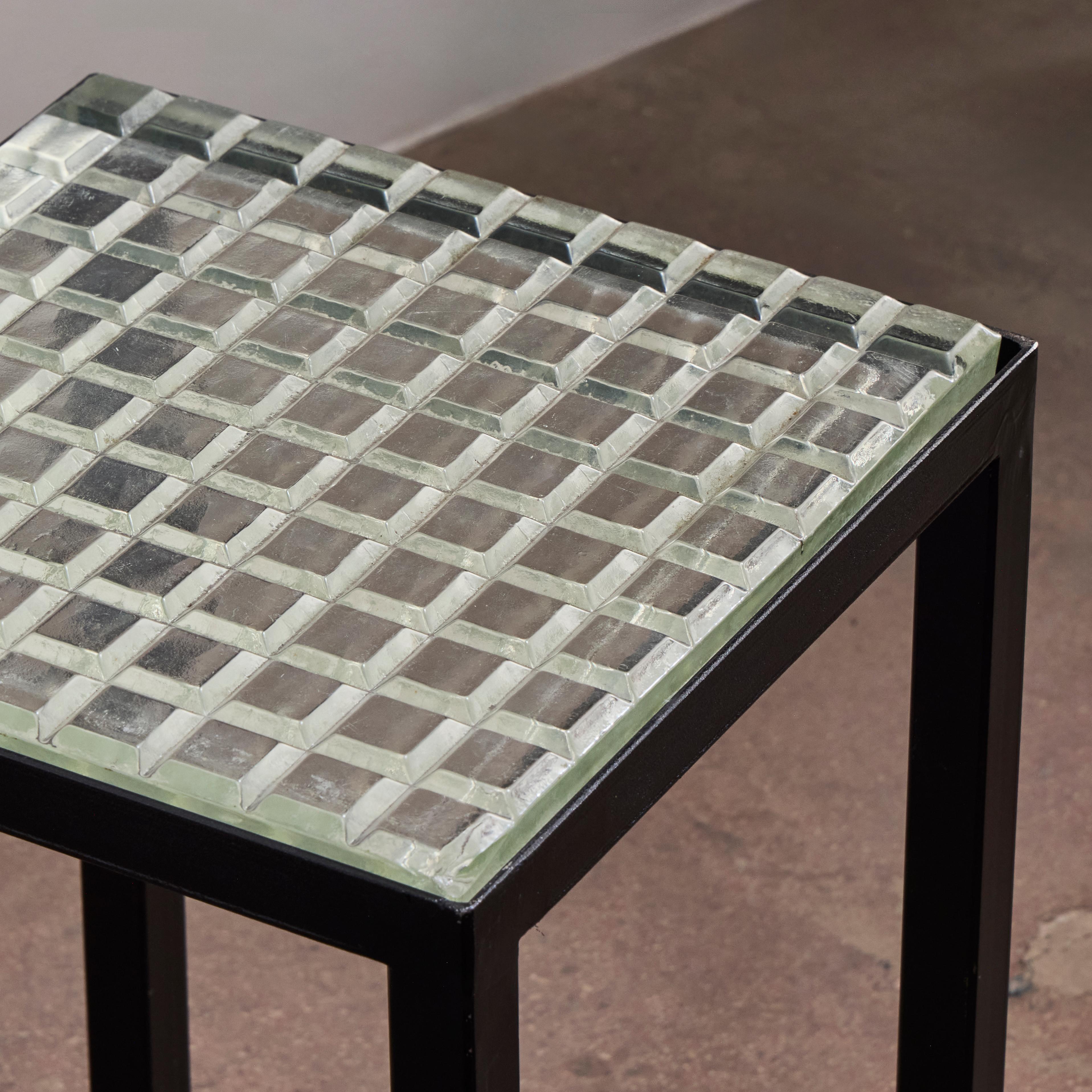 Saint Gobain Glass Side Tables For Sale 10