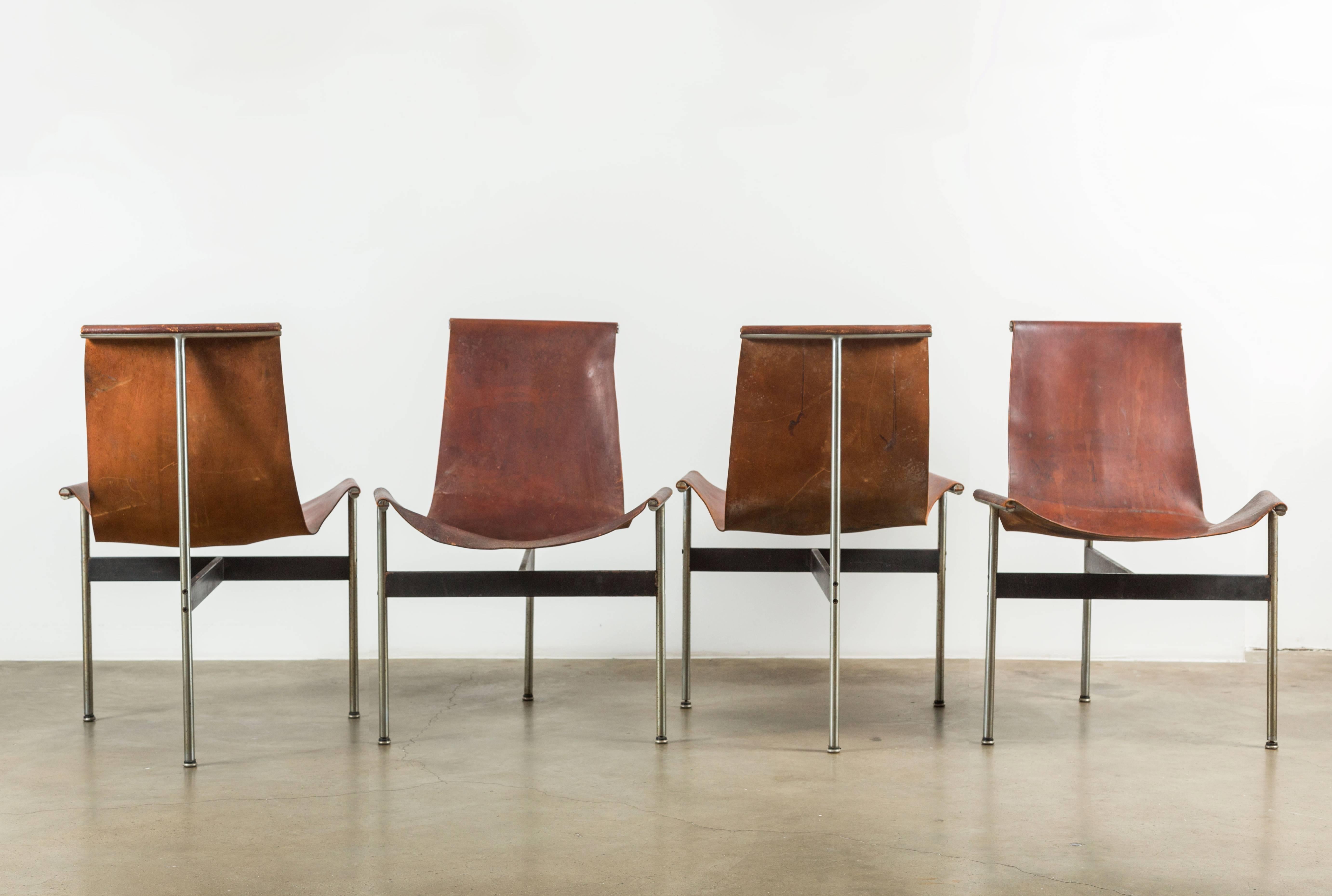 Steel T-Chairs by William Katavolos Littell and Kelly for Laverne Originals