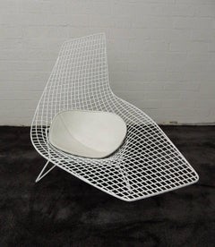 Harry Bertoia Knoll Asymmetric Sculptural Wire Chaise Longue