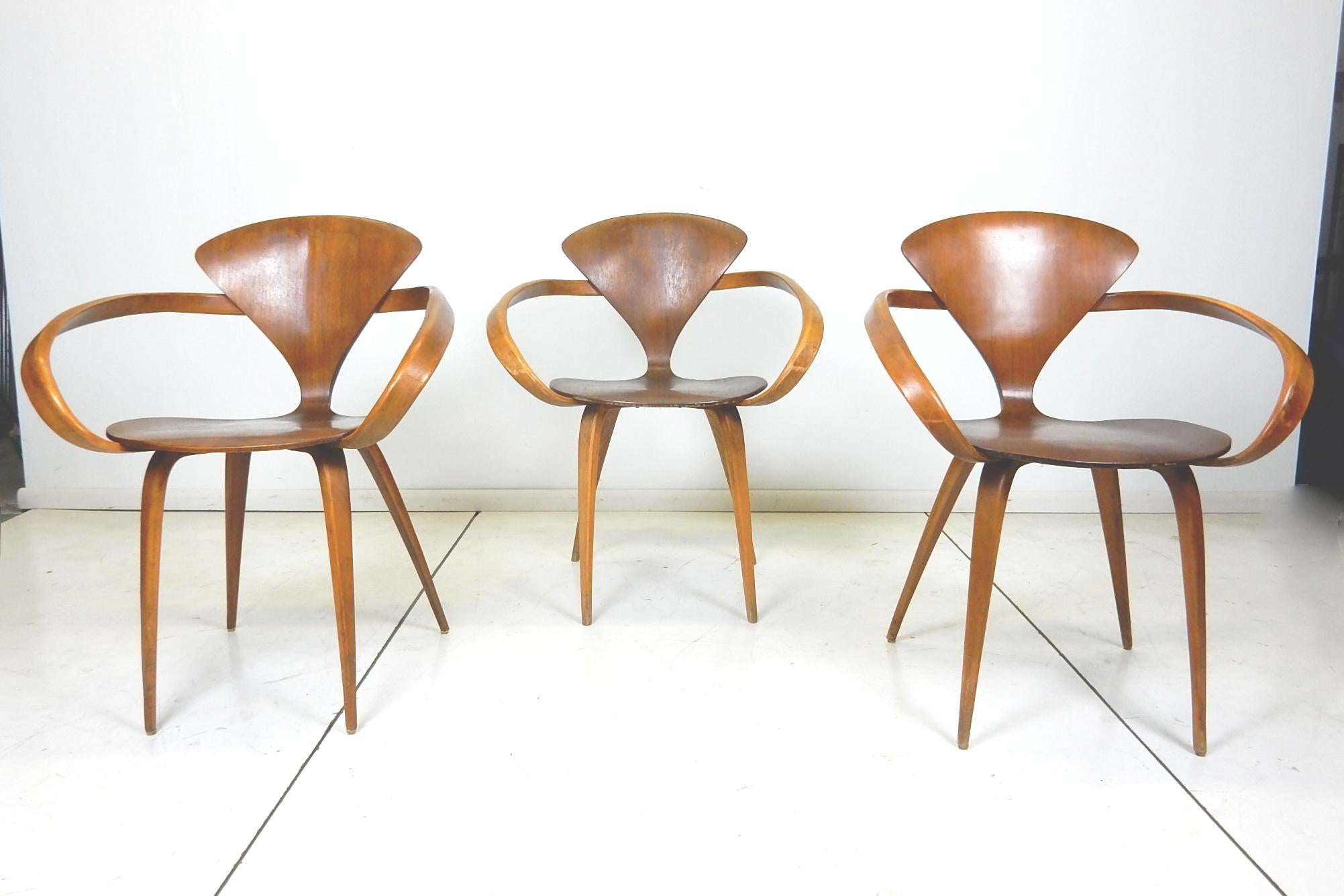 Mid Century Norman Cherner for Plycraft Pretzel Armchair 2