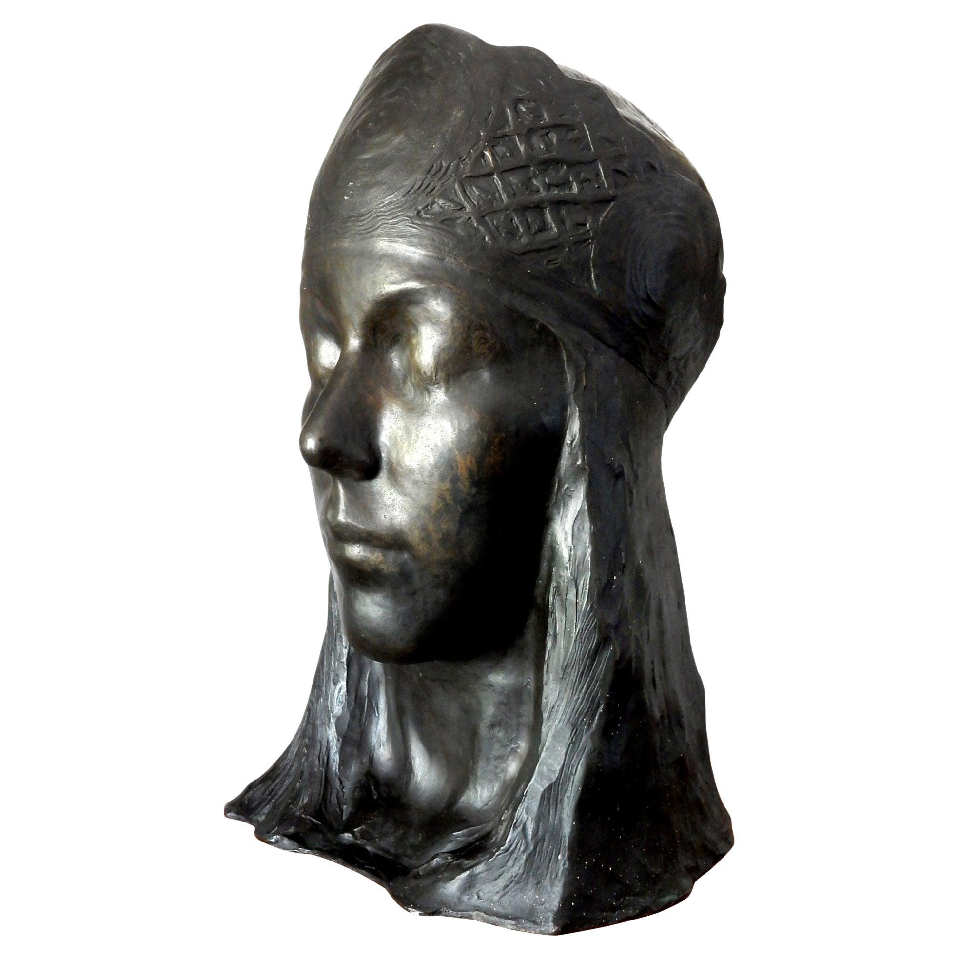 Sculpture de Salvatore Cartaino Scarpitta Cora Timken en bronze romain des années 1930