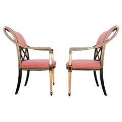 Set of 10 Regency Dining Chairs by Dorothy Draper for Henredon
