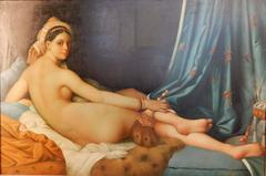Jean Ingres Stil "Grande Odalisque" Boudoir Ölgemälde Paris:: Frankreich