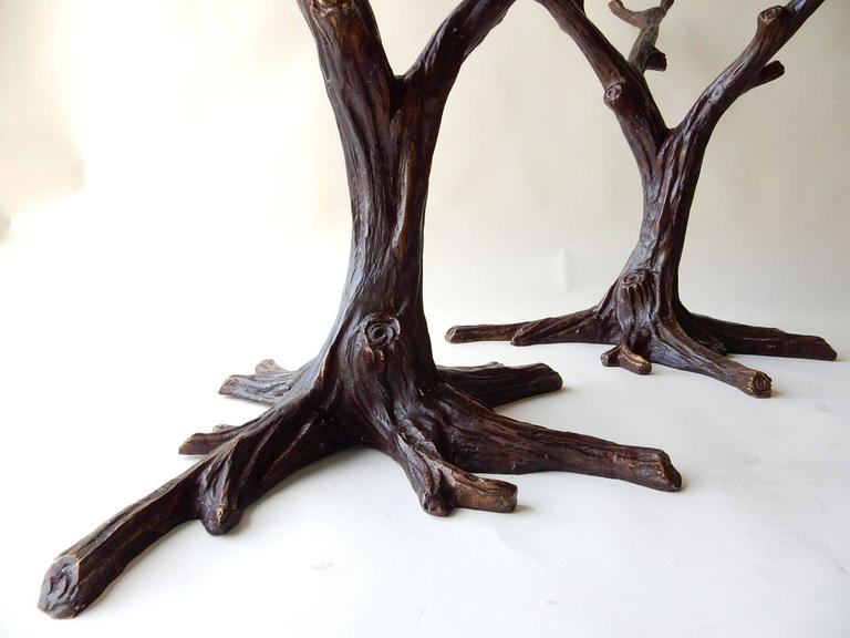 Mid 20th Century French Bronze Tree, Tree Branch Dining Table Base