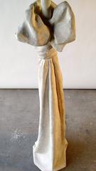 Draped Plaster Floor Lamp in the Manner of John Dickinson