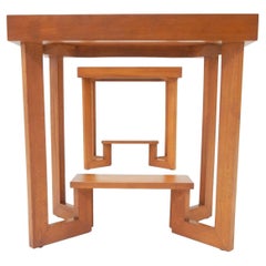  1940s Architectural Side Tables 