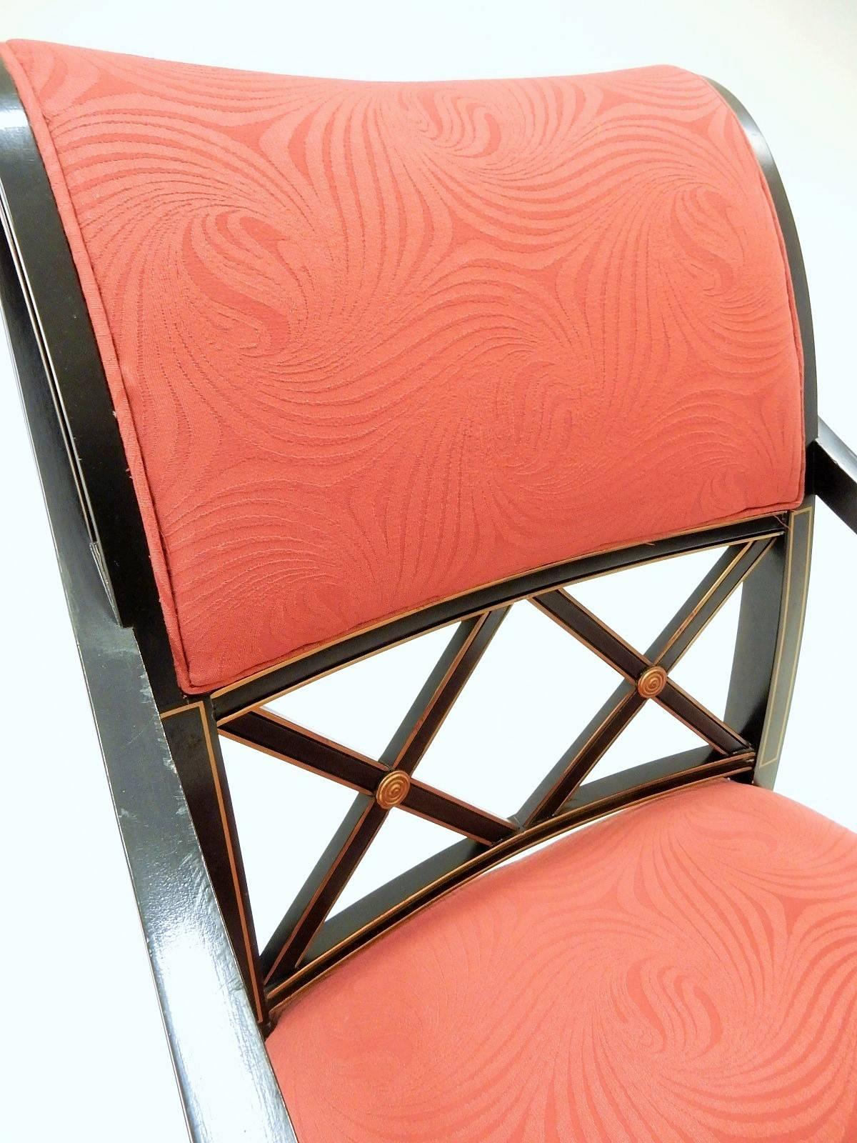 Set of 12 Dorothy Draper Design for Henredon Regency Dining Chairs 1