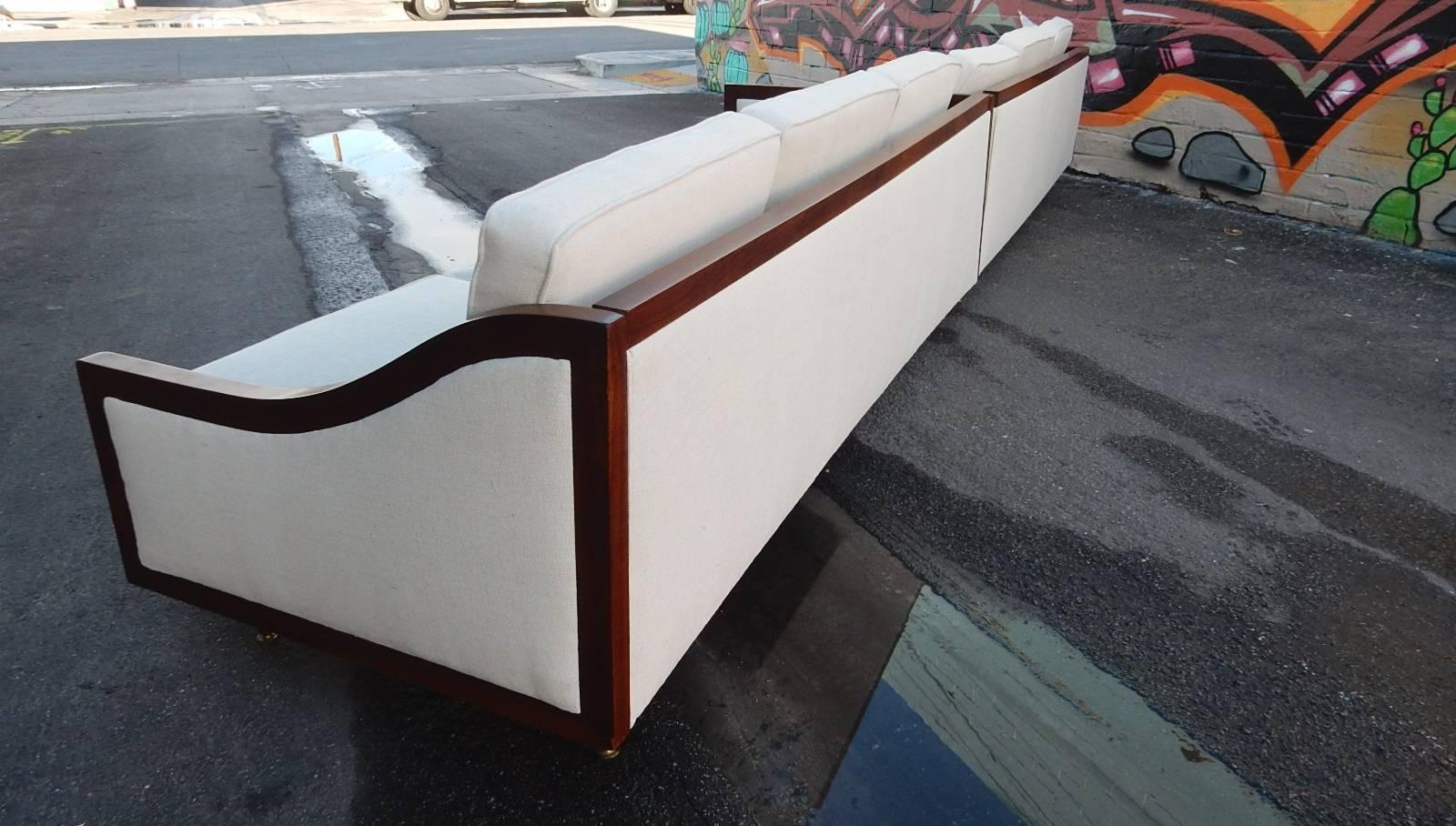 14 foot Mid-Century Modern Sofa Sectional, circa 1960s 2