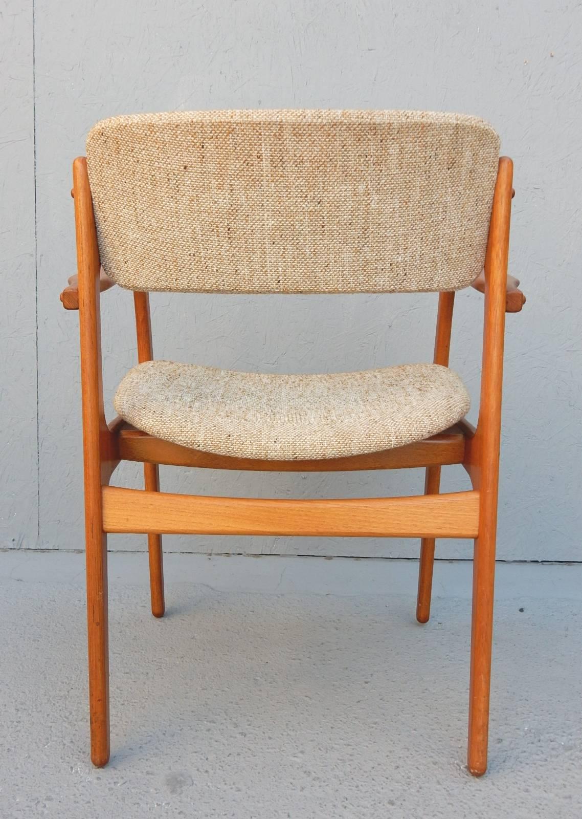 Mid-Century Danish Modern Erik Buch Dining Chair, Set of Six In Excellent Condition In Las Vegas, NV