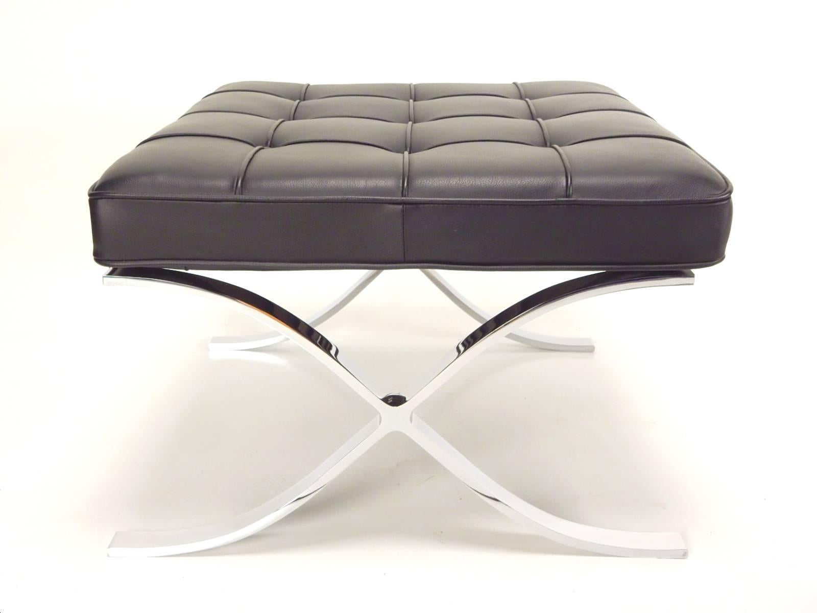 Barcelona Chair Ottomas by Ludwig Mies van der Rohe for Knoll 1