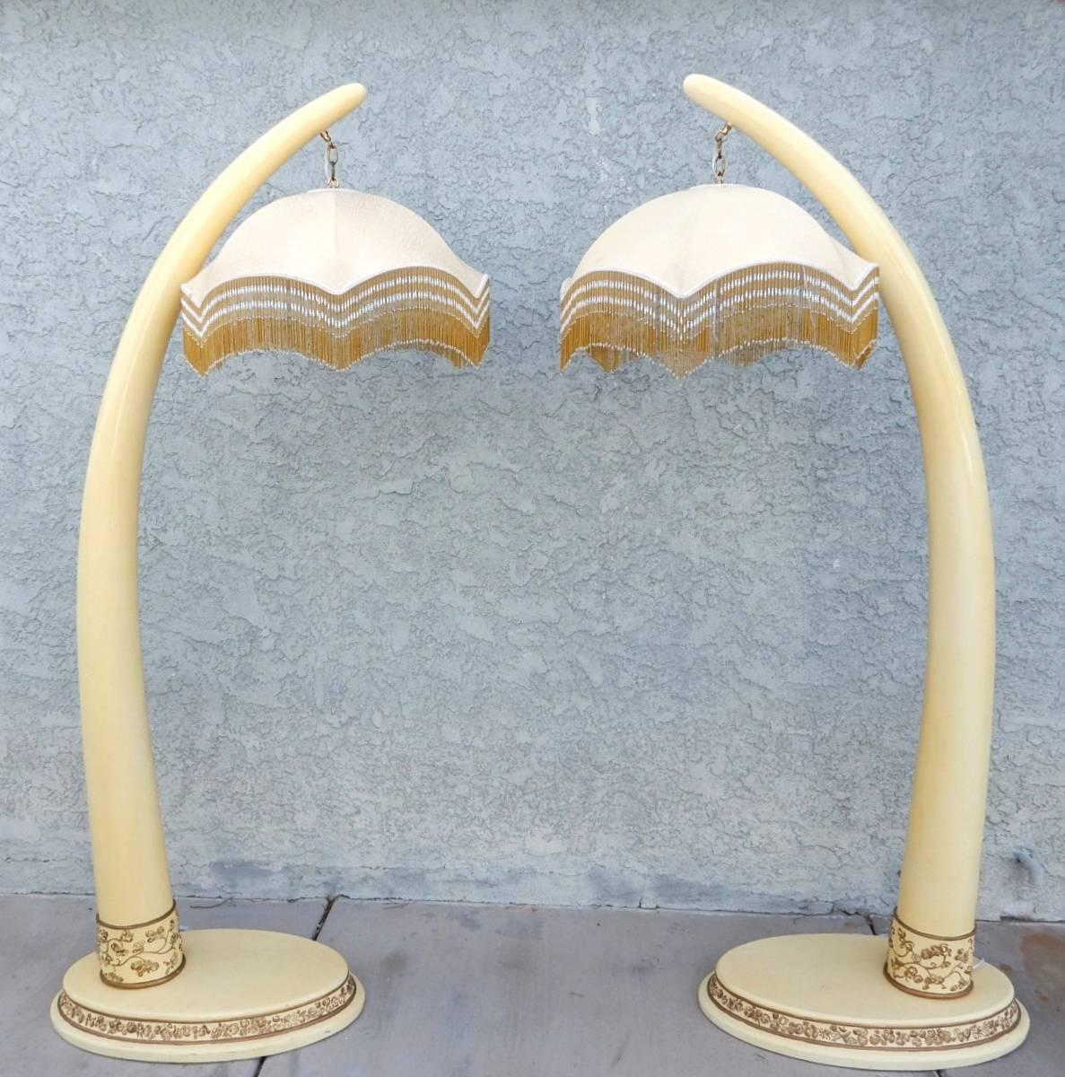 elephant tusk lamp