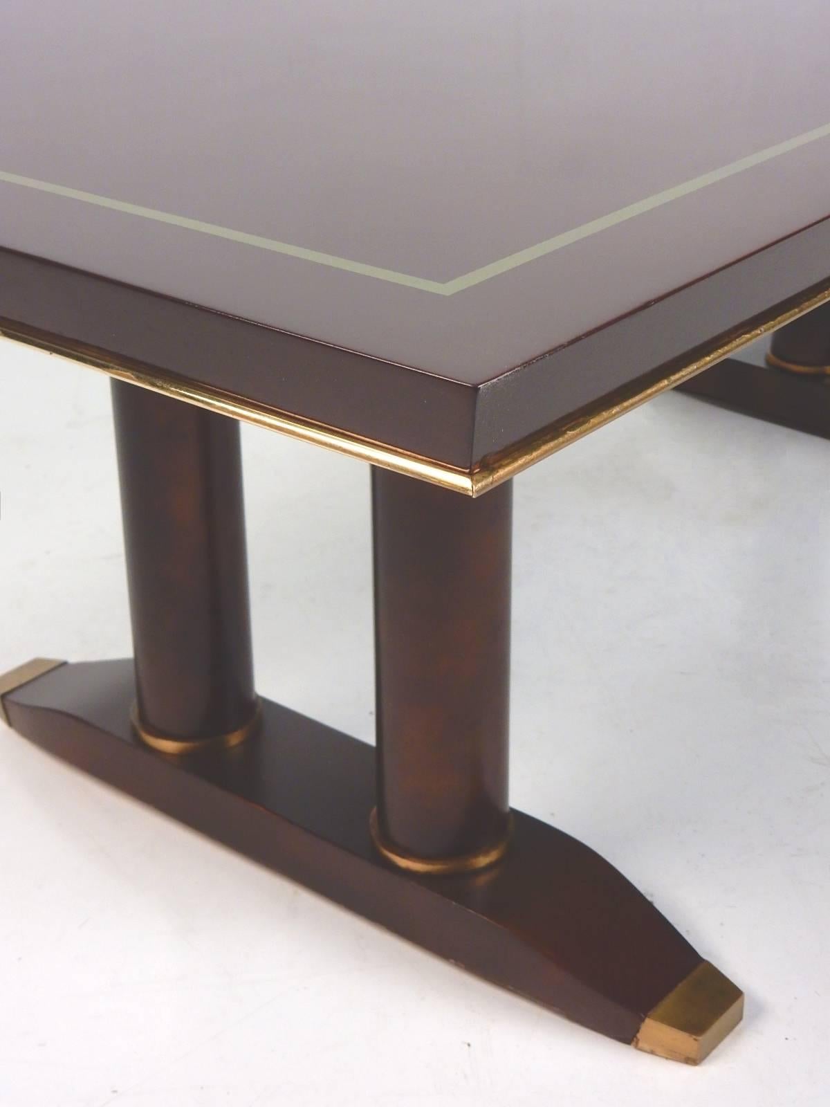 20th Century Art Deco French Lacquer Coffee Table by Designer Batistin Spade