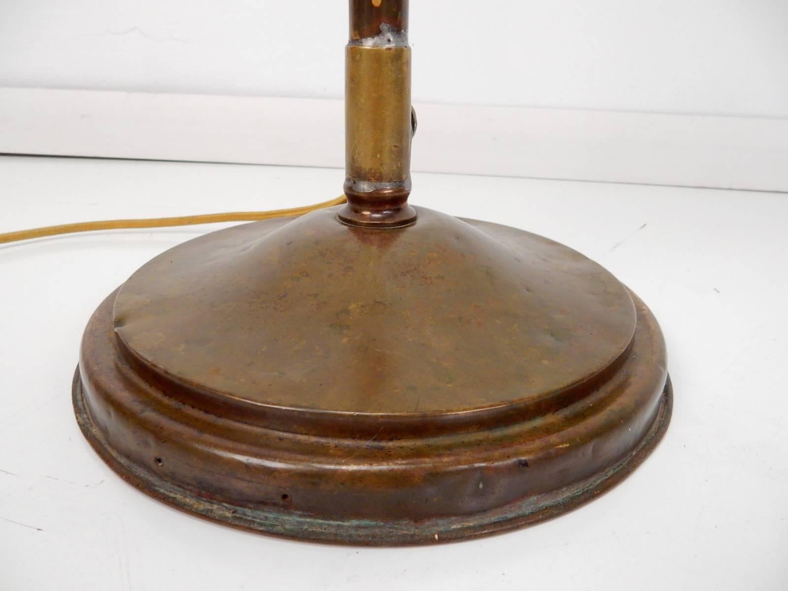 Early 1900s Machine Age Industrial Adjustable Floor Lamp 2