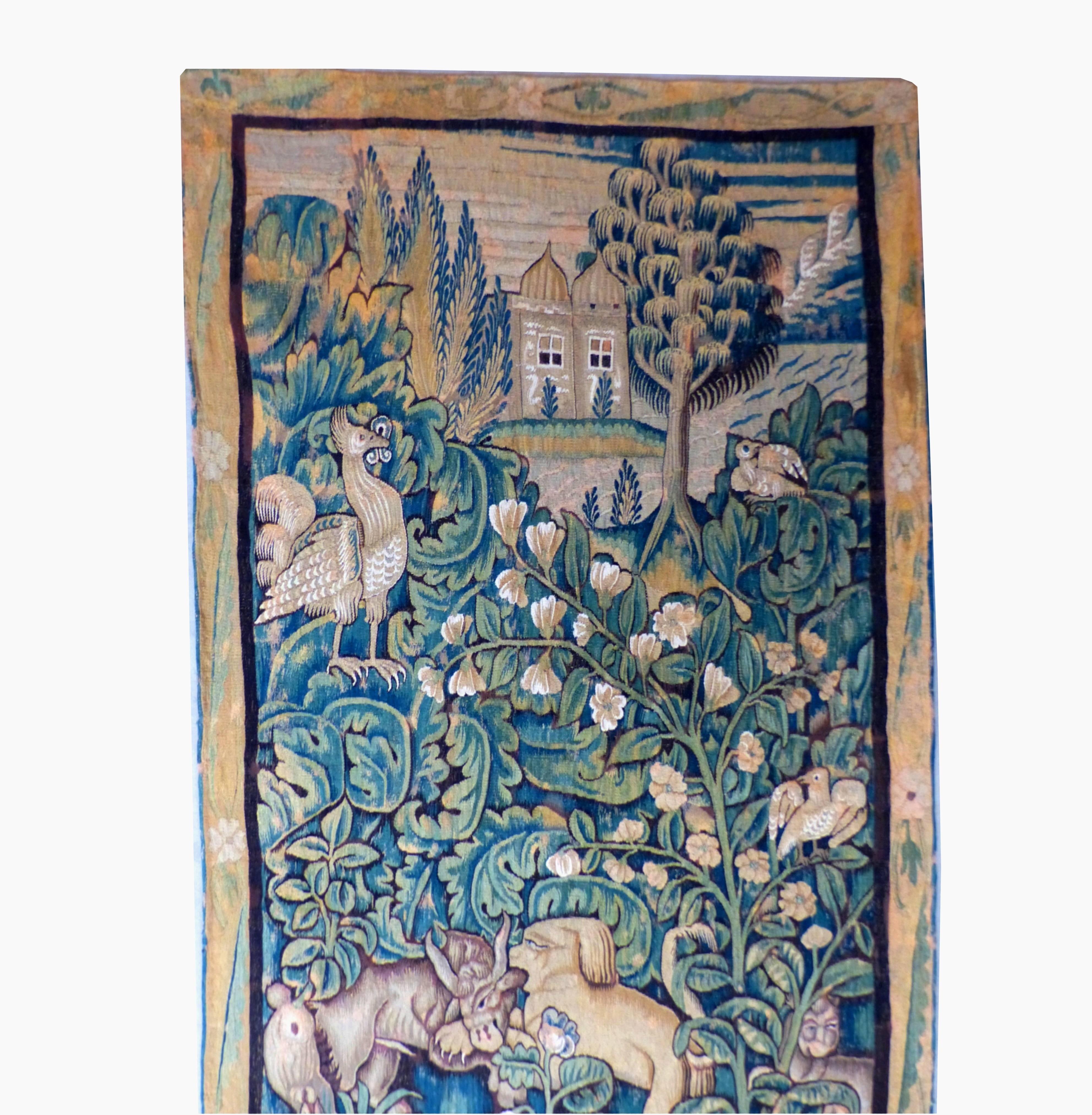 Belgian Exceptionnal 16th Century  Flemish Tapestry For Sale