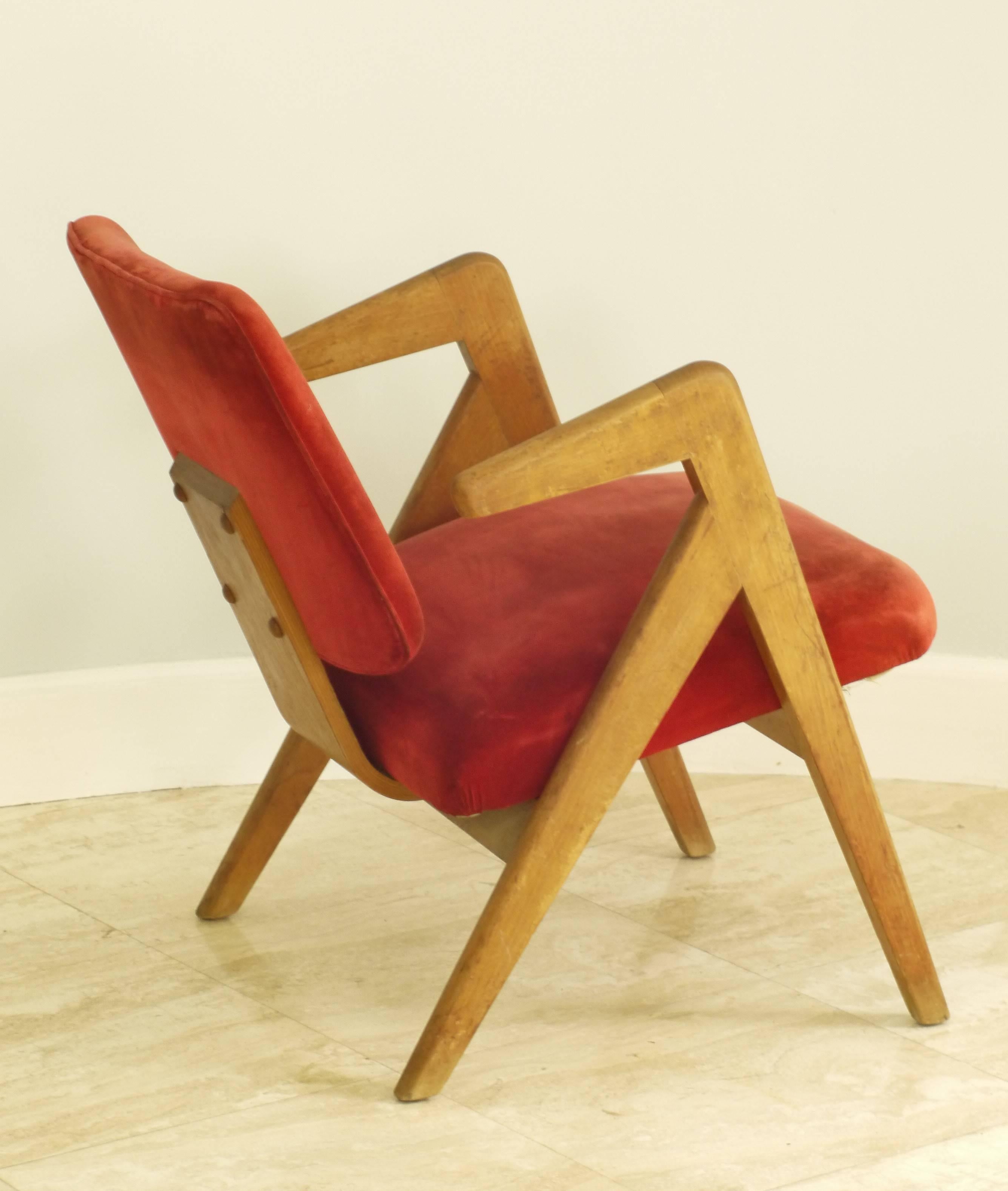 French Robin Day Hillestak Armchair For Sale