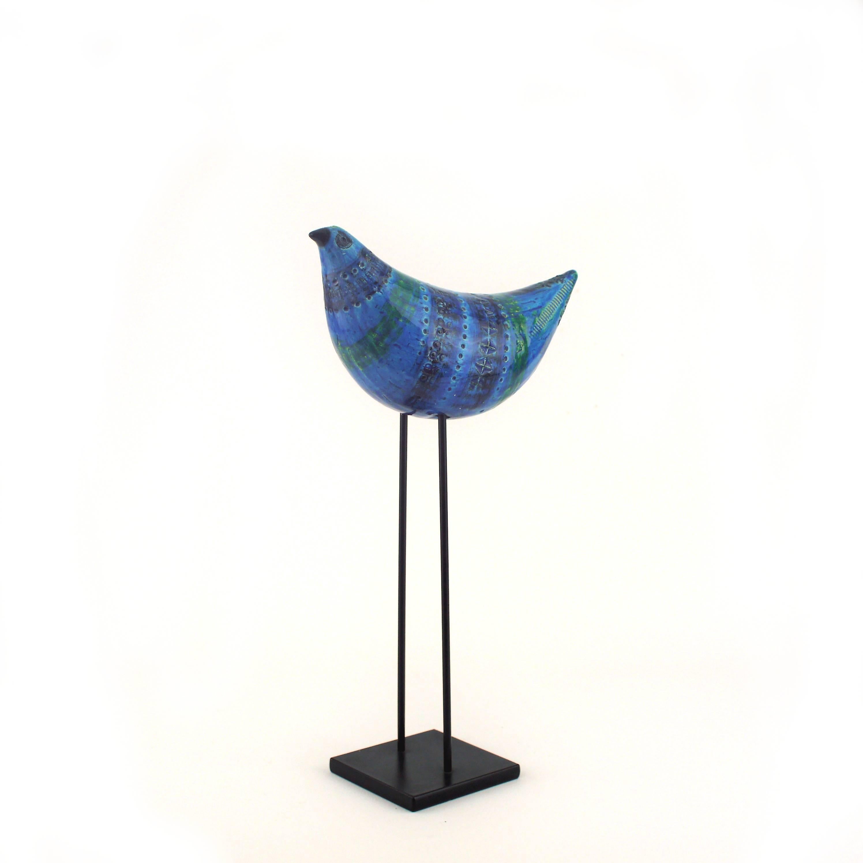 Italian Blue Bird Aldo Londi for Bitossi 