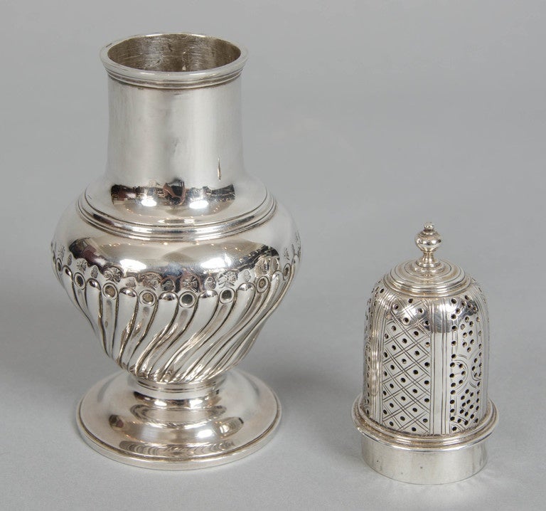 Early 20th Century Silver Sugar Caster For Sale