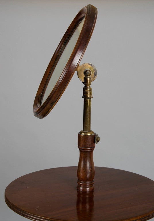 Mahogany Shaving Modesty Stand For Sale