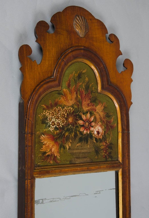 19th Century Trumeau Mirror For Sale