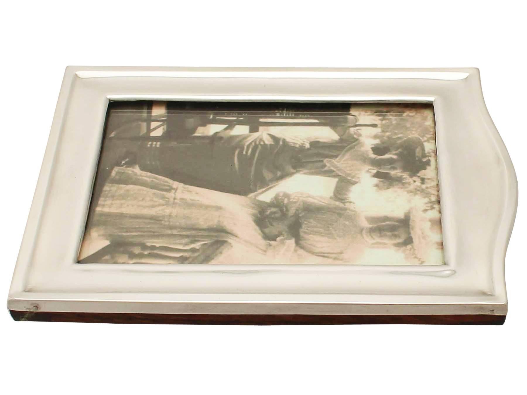 Early 20th Century Antique George V Sterling Silver Photograph Frame