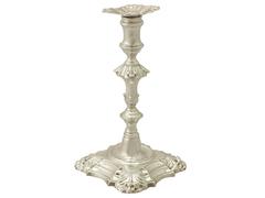 Antique George II Sterling Silver Taperstick