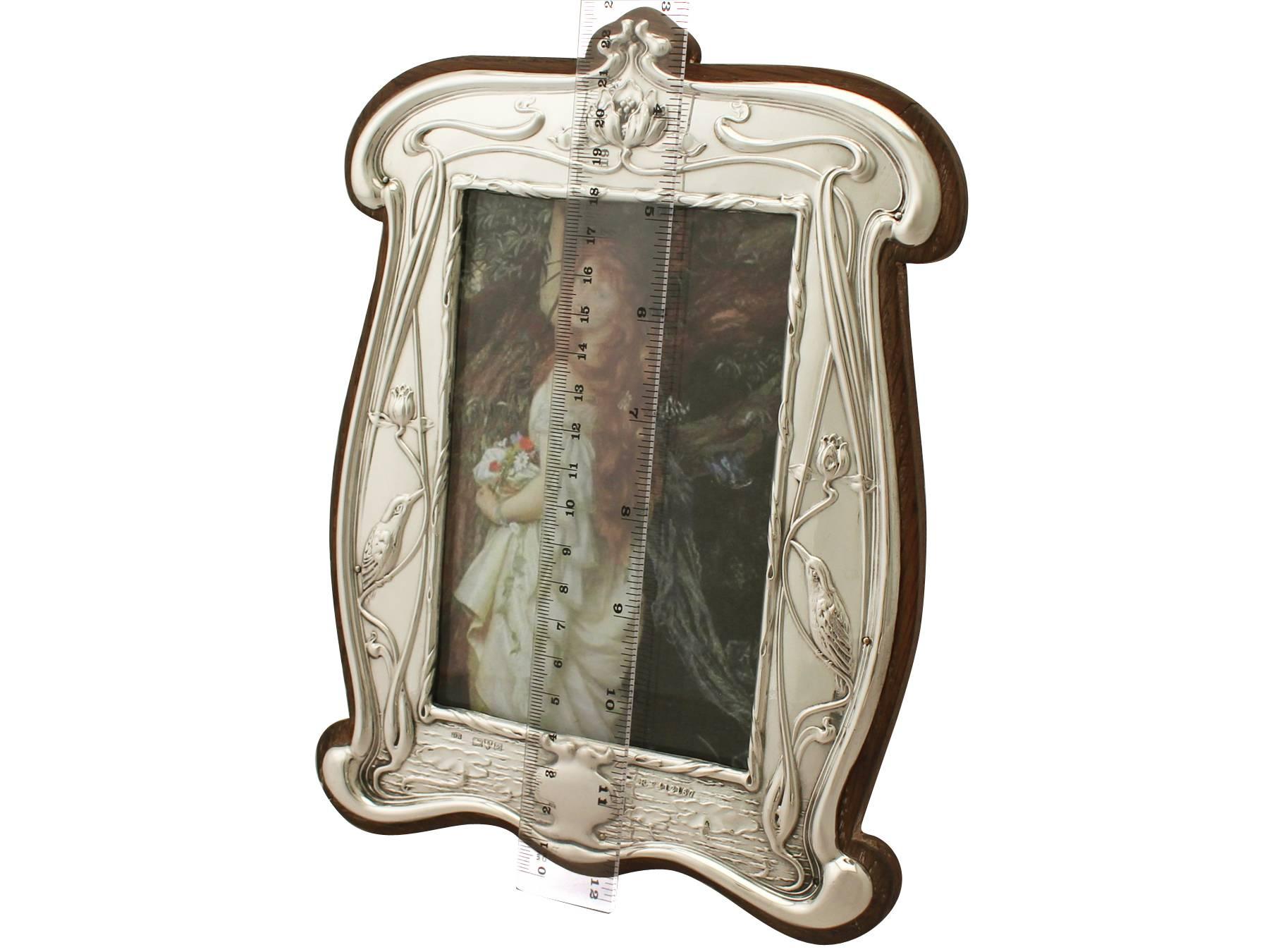 Antique Edwardian Sterling Silver Photograph Frame 3