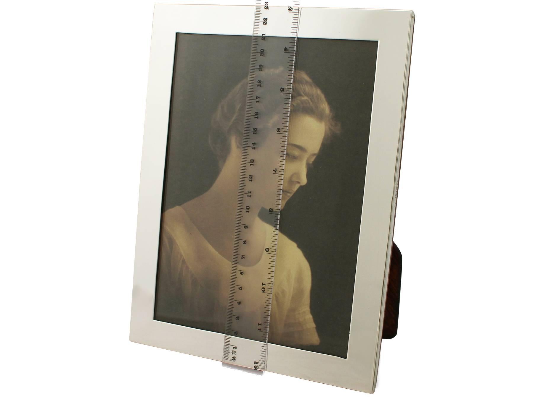 Antique Edwardian Sterling Silver Photograph Frame 4